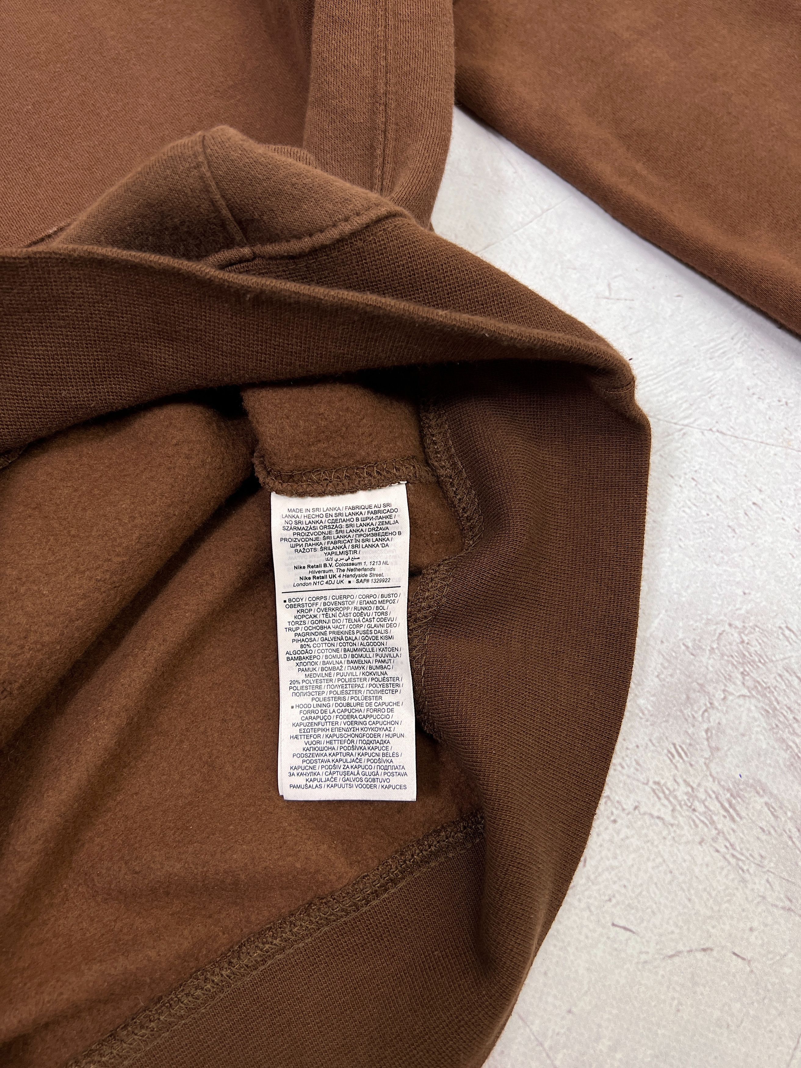 Nike Nike Brown Hoodie Small Swoosh Logo Size US M / EU 48-50 / 2 - 16 Thumbnail