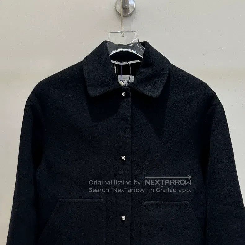 Hermes Hermes Cashmere patchwork short coat Size XXS / US 00 / IT 34 - 4 Thumbnail