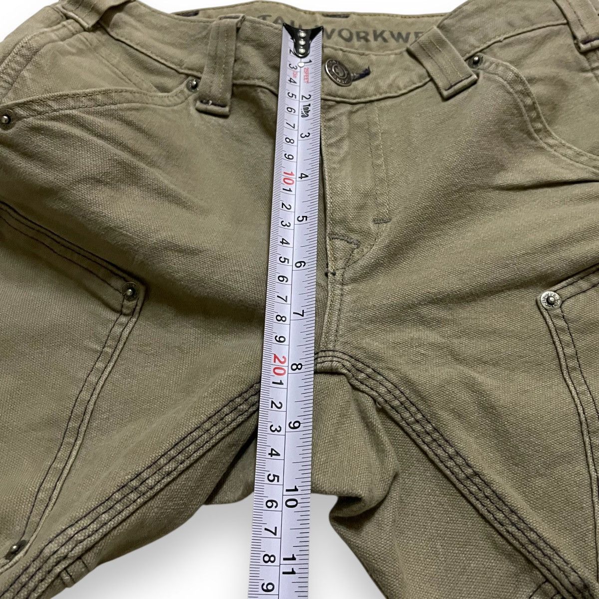 Carhartt ORIGINAL DOUBLE KNEE WORK WEAR DOVETAL (28×38) Size US 28 / EU 44 - 16 Thumbnail