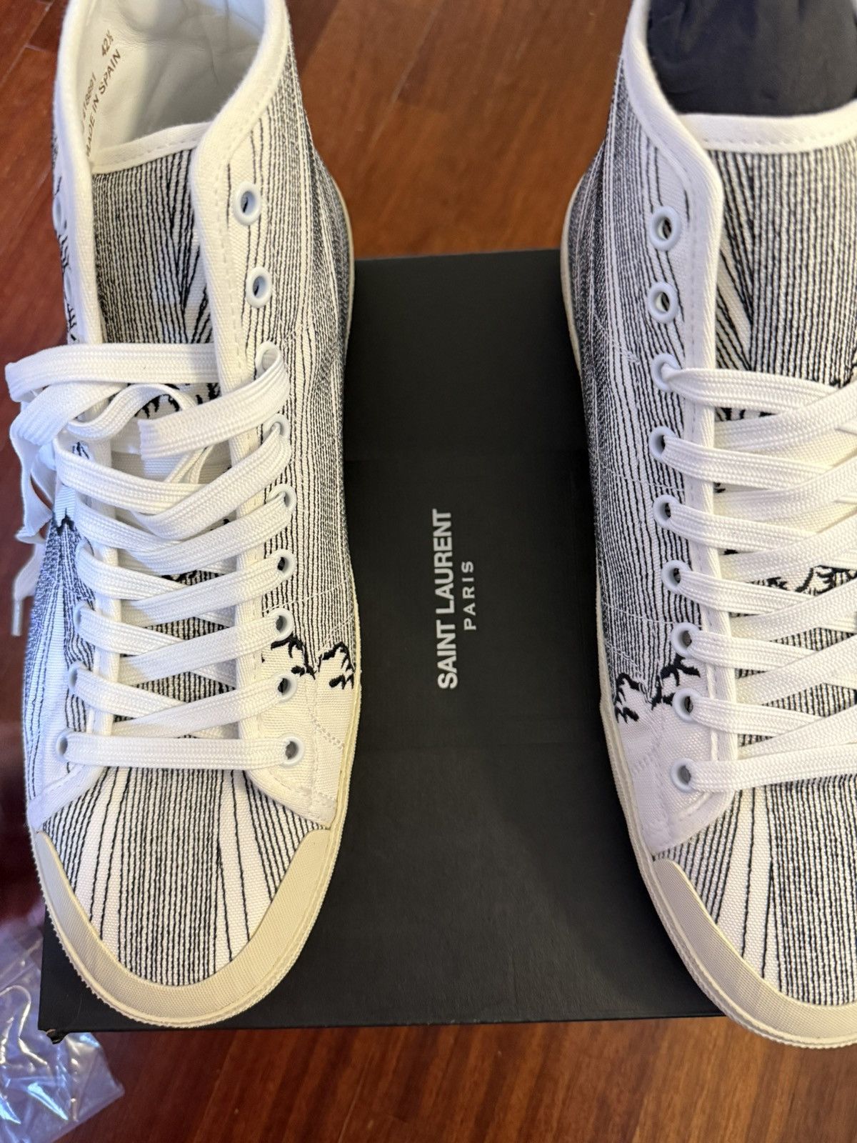Saint Laurent Paris Bang sneakers SLimane for Saint Laurent Size US 9.5 / EU 42-43 - 8 Thumbnail