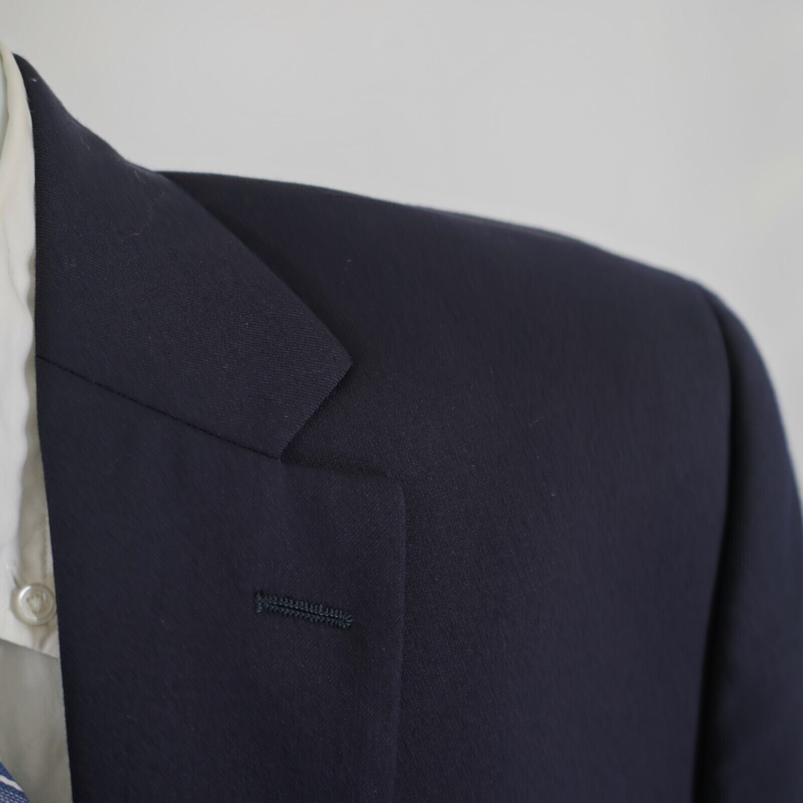 Jack Victor Jack Victor Wynnwood - Spj Wool Navy Blue 2 Silver Button B Size 40R - 2 Thumbnail