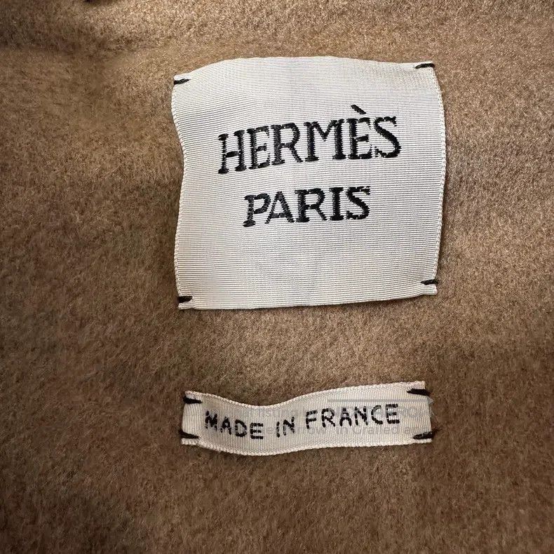 Hermes Hermes khaki cocoon cashmere coat Size XXS / US 00 / IT 34 - 3 Thumbnail