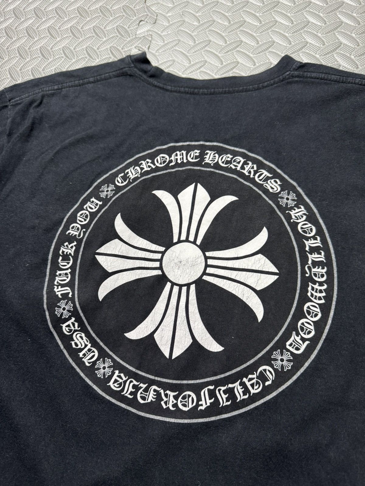 Chrome Hearts STEAL! CROSS PLUS STAMP TEE Size US XL / EU 56 / 4 - 6 Thumbnail