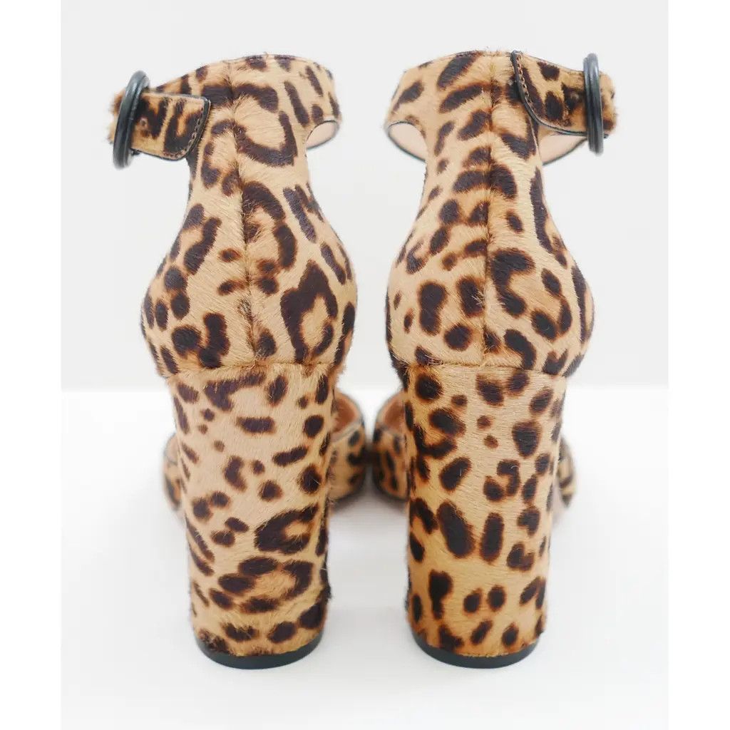 Gianvito Rossi Gianvito Rossi Leopard Calf Hair Ankle Strap Pumps Size US 6 / IT 36 - 3 Thumbnail
