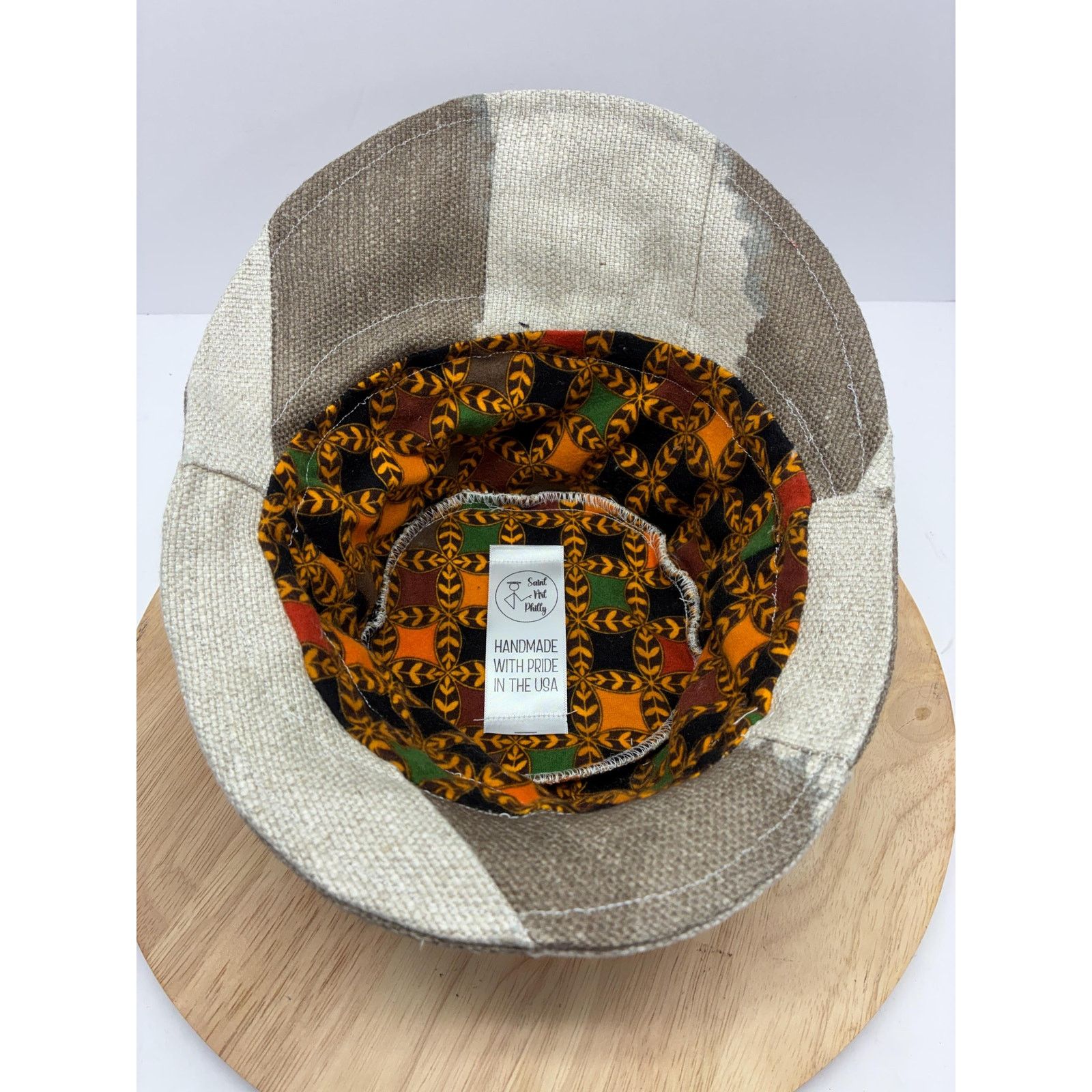 Other Upcycled Canvas Bucket Hat Small – Bonnie Bucket Patchwork Size ONE SIZE - 13 Thumbnail