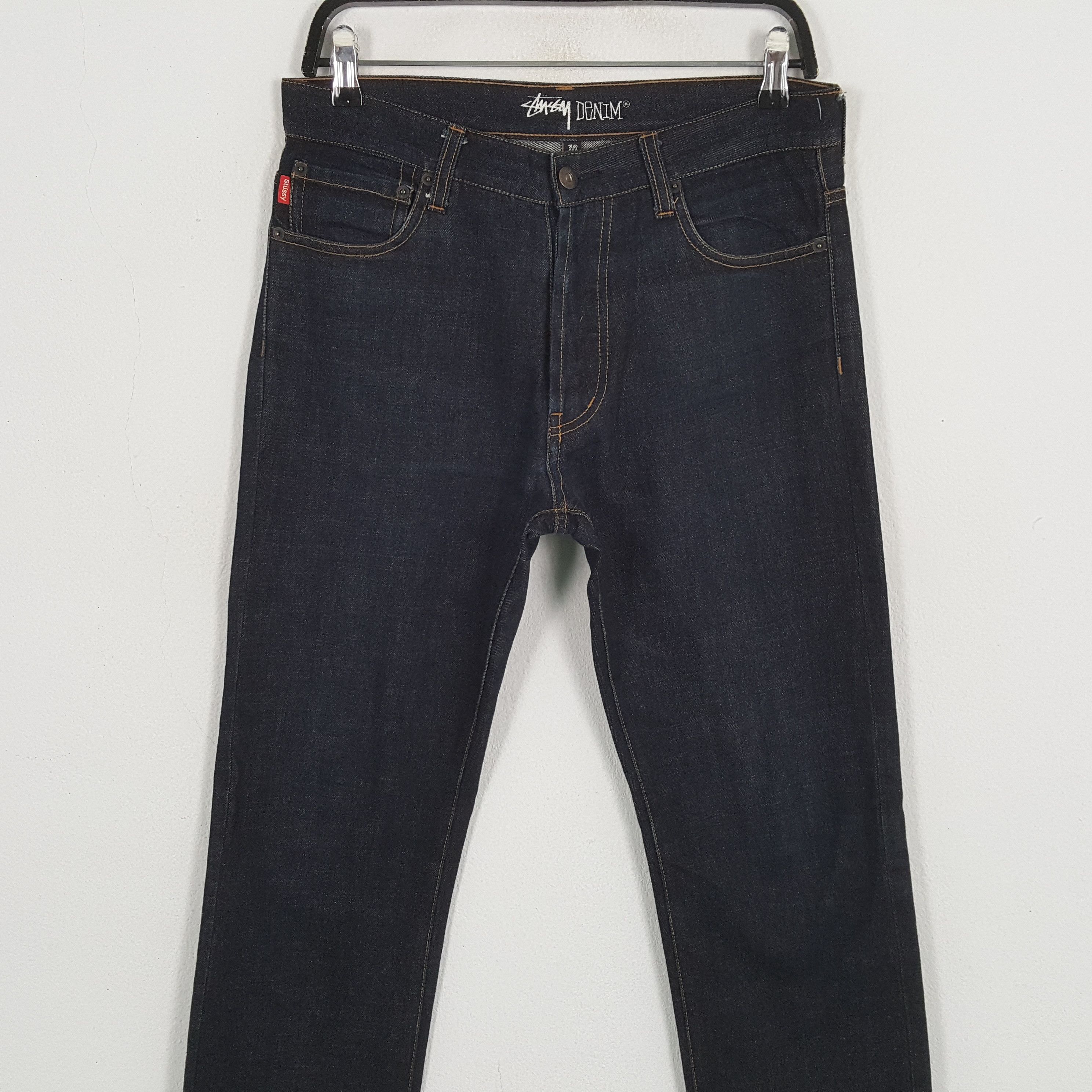 Stussy × Vintage STUSSY Streetwear Skater Custom Art Jeans Size US 30 / EU 46 - 5 Thumbnail