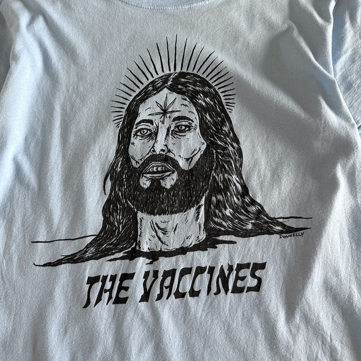 Band Tees Vintage 00s The Vaccines Jesus High Weed tour tee indie y2k Size US S / EU 44-46 / 1 - 4 Thumbnail