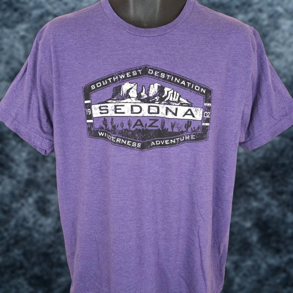 Tultex Sedona Arizona T Shirt Mens Size Large Purple Southwest Destination Souvenir Size US L / EU 52-54 / 3 - 1 Thumbnail