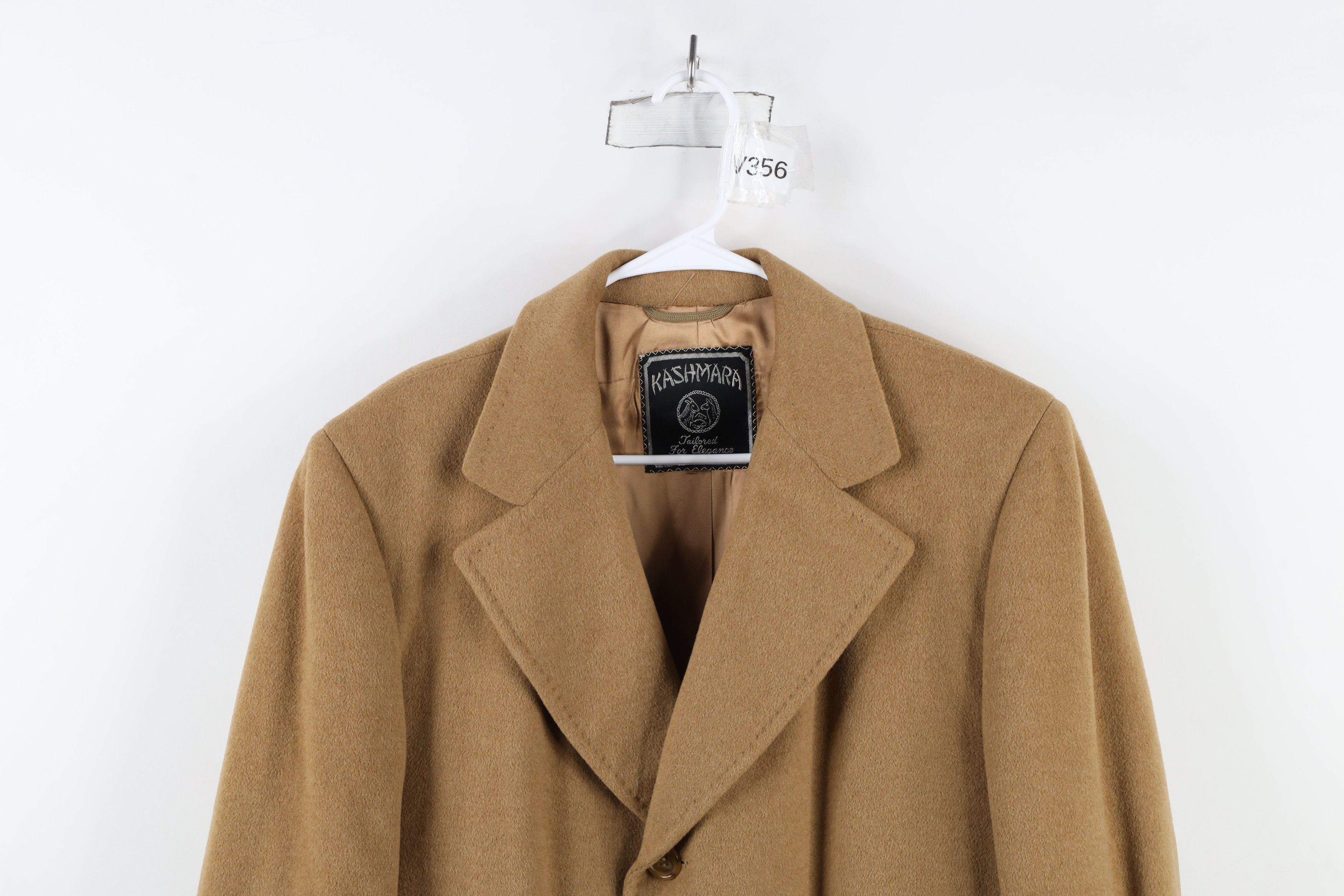 Vintage Vintage 70s Streetwear Alpacuna Overcoat Jacket Beige USA Size US L / EU 52-54 / 3 - 2 Thumbnail
