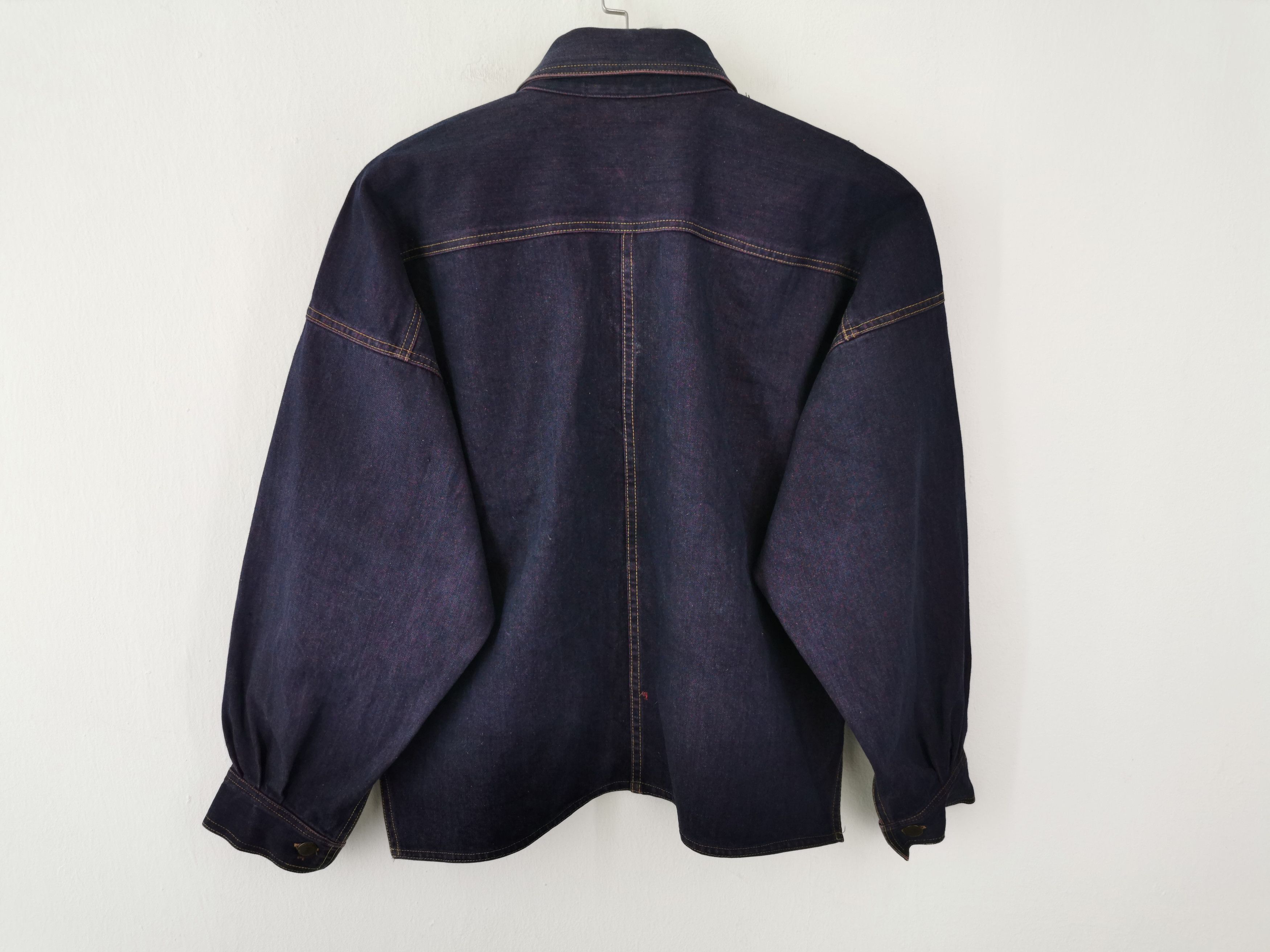 Other Norma Kamali American Fashion Designer Button Denim Shirt Size US XL / EU 56 / 4 - 2 Thumbnail