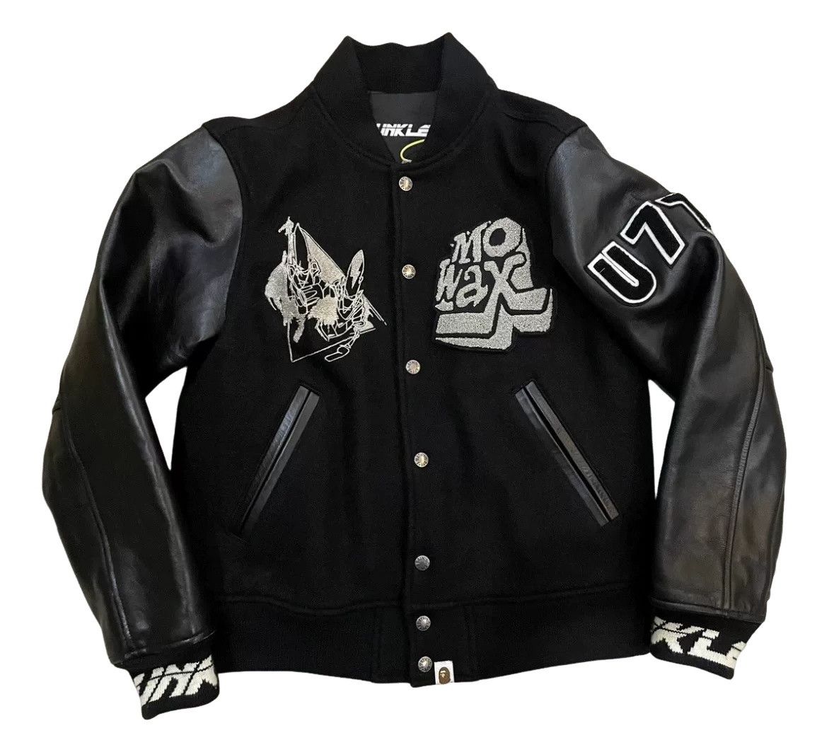 Bape BAPE x UNKLE Mo'Wax Varsity Jacket Size M Size US M / EU 48-50 / 2 - 1 Thumbnail