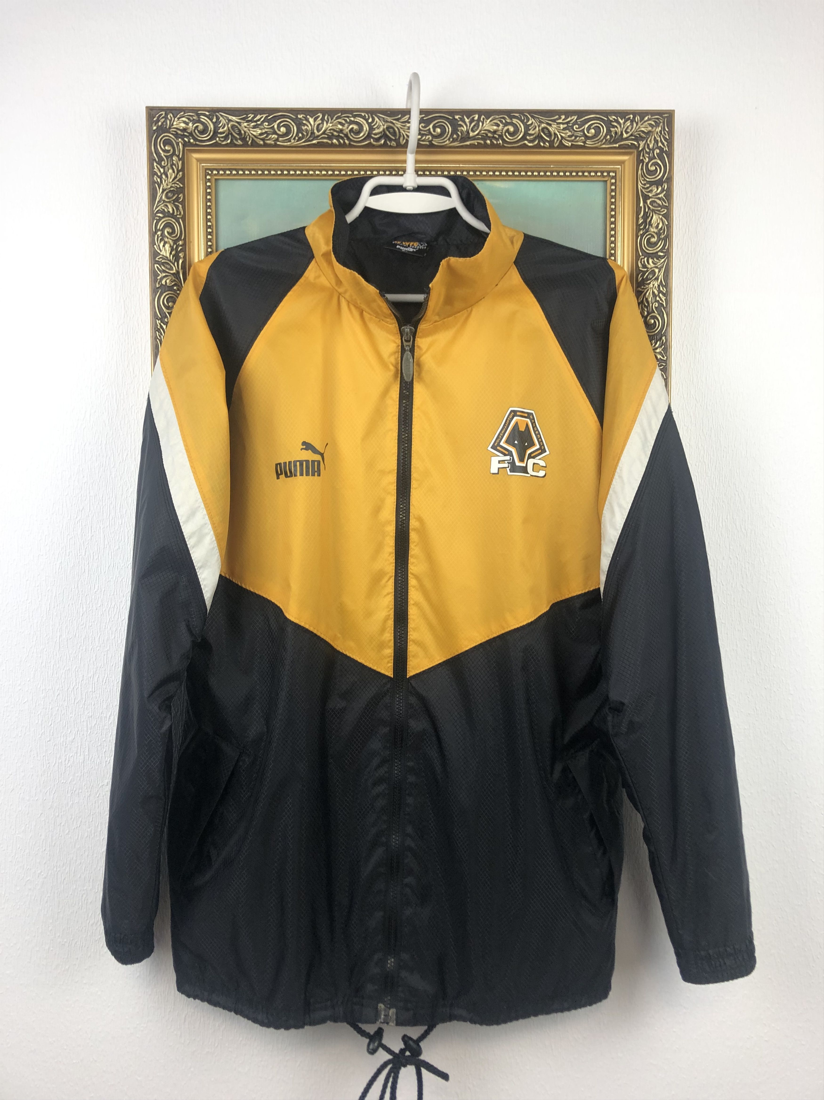 Vintage Wolverhampton Wanderers Football Jacket Windbreaker