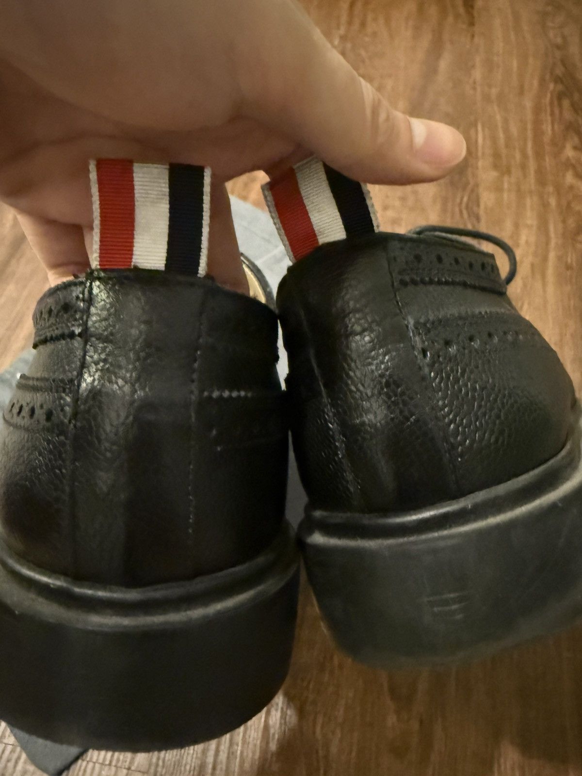 Thom Browne Thom Browne Pebble Grain Longwing Brogues Size US 10 / EU 43 - 6 Thumbnail