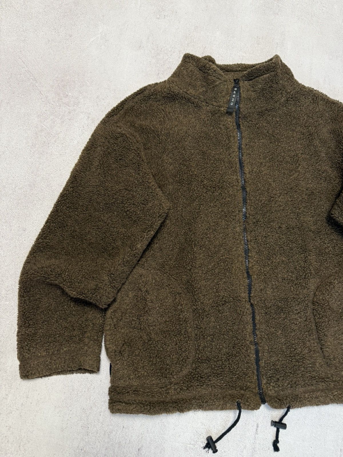 Chaps Ralph Lauren Vintage Polo Ralph Lauren Fleece Jacket Brown Chaps Y2K 90s Size US M / EU 48-50 / 2 - 2 Thumbnail