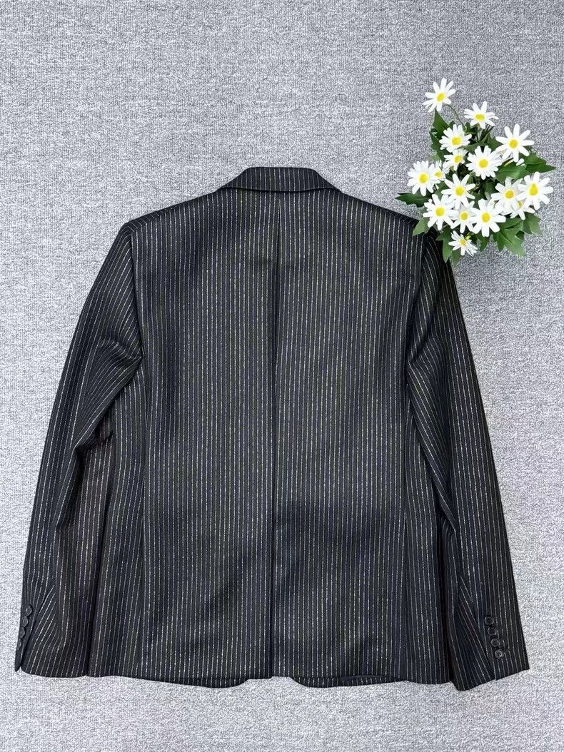 Yves Saint Laurent Saint Laurent Gold Stripe Jacket 2502-Nextarrow Size 50R - 2 Thumbnail
