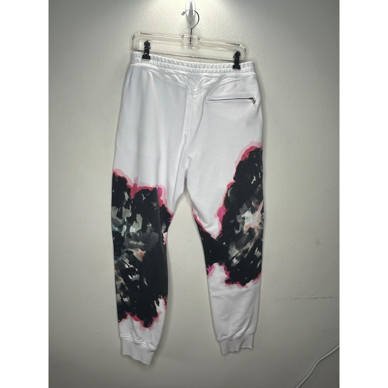 Alexander McQueen Alexander McQueen White Jogger Black Pink Design Pockets L Size US 34 / EU 50 - 2 Thumbnail