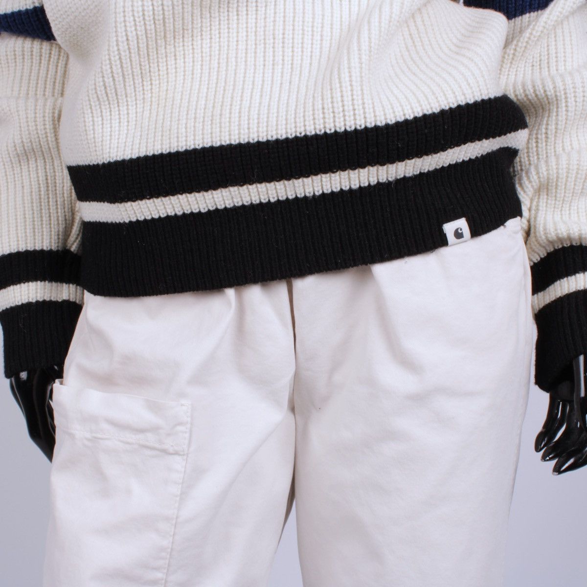 Carhartt Wip CARHARTT WIP Dane Lambs Wool Nylon Blend Knit Jumper Sweater Size M / US 6-8 / IT 42-44 - 5 Thumbnail