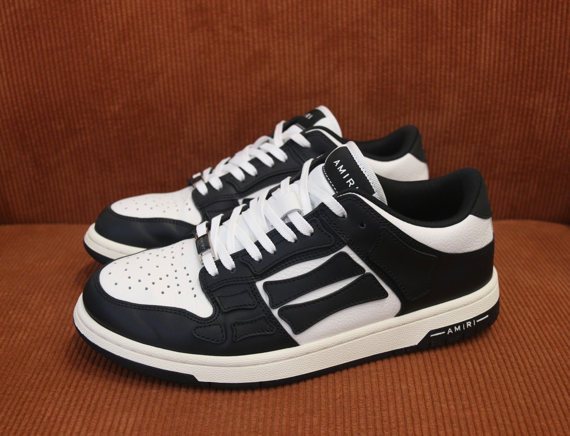 Amiri AMIRI Skel-Top Low Men's Shoes Size US 7 / EU 40 - 1 Thumbnail