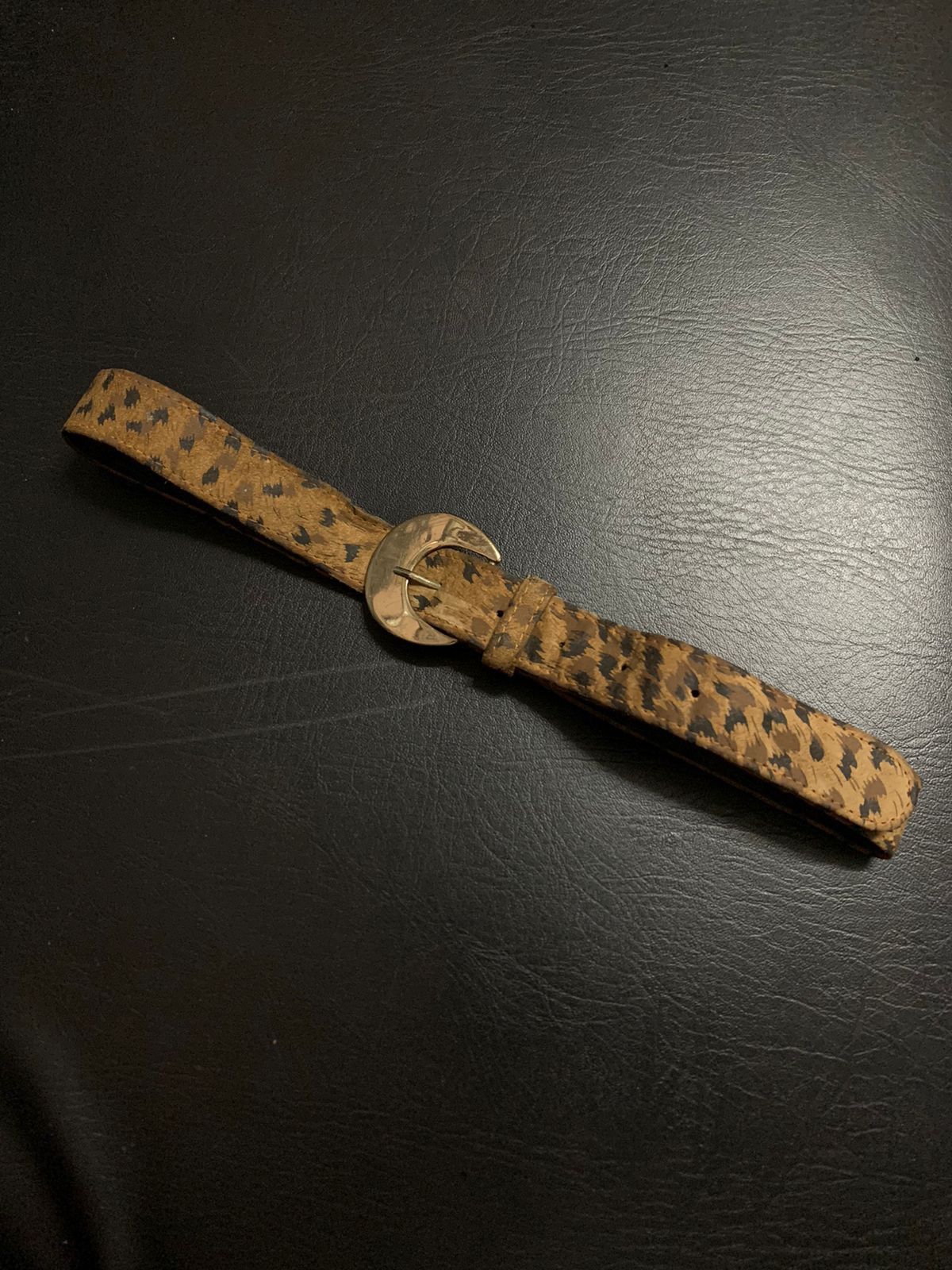 If Six Was Nine × Japanese Brand × Le Grande Bleu (L.G.B.) Leopard pattern womens belt Size ONE SIZE - 1 Thumbnail