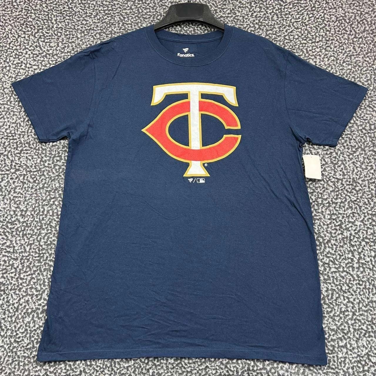 Other Minnesota Twins Shirt Men Blue Short Sleeve Crew Neck New L Size US L / EU 52-54 / 3 - 1 Thumbnail
