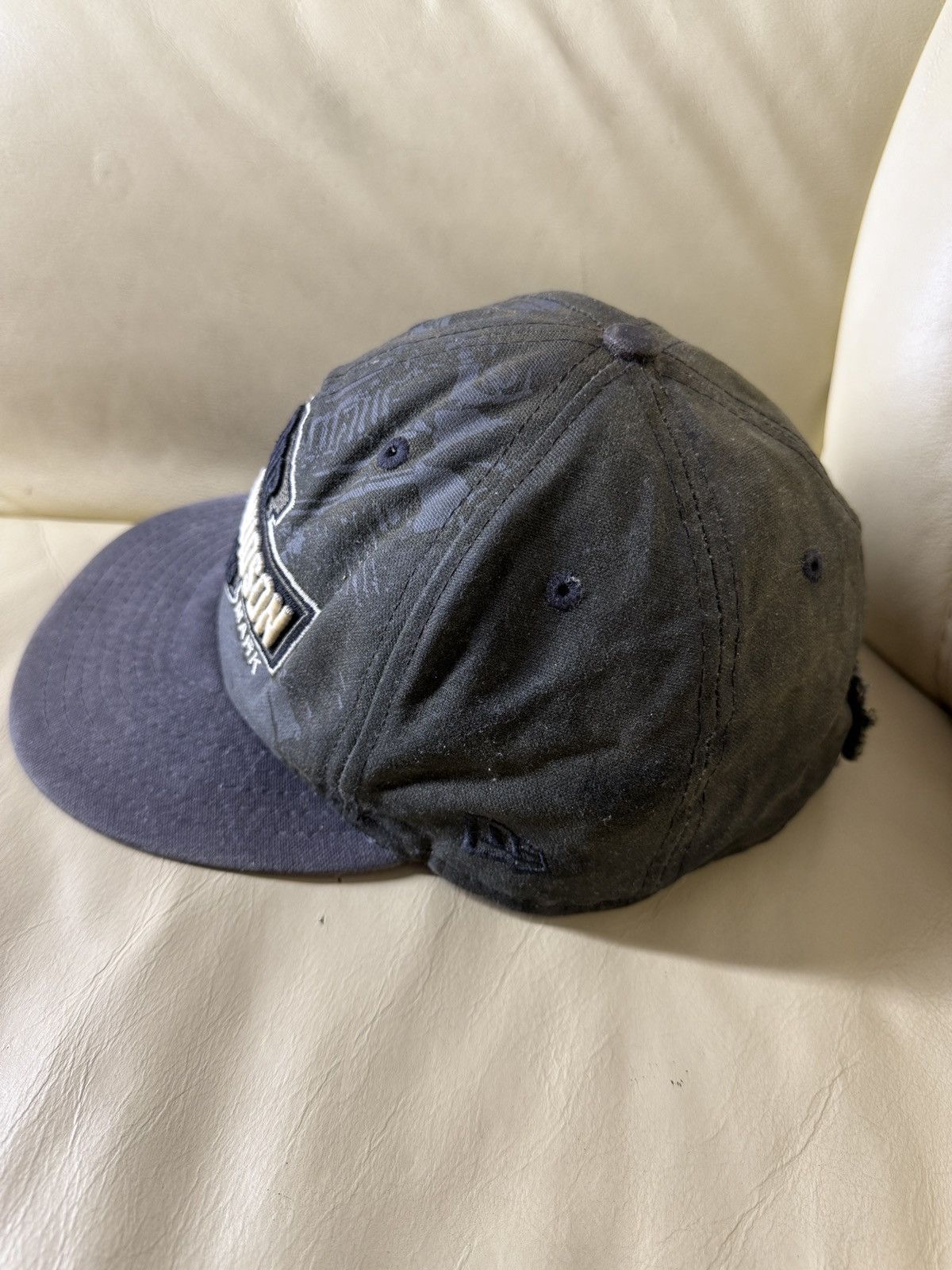 Harley Davidson Vintage Harley Davidson New Era Waxed Snap Back Cap Size ONE SIZE - 4 Thumbnail
