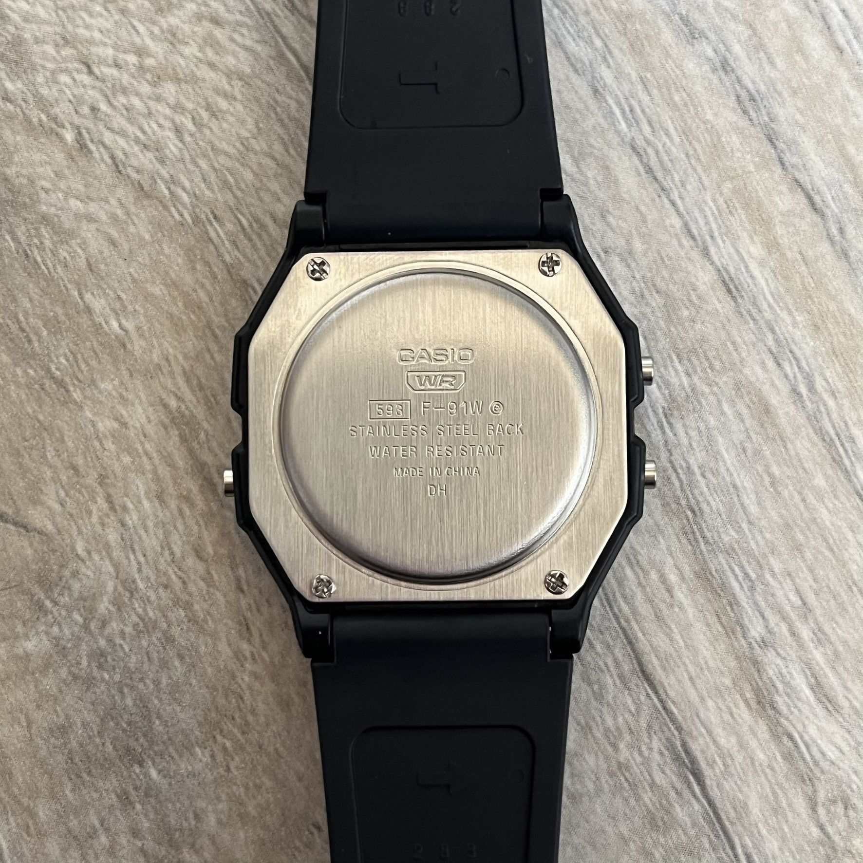 Casio Casio F-91W "Night Pharaoh" Black & Gold Digital Watch Size ONE SIZE - 5 Thumbnail