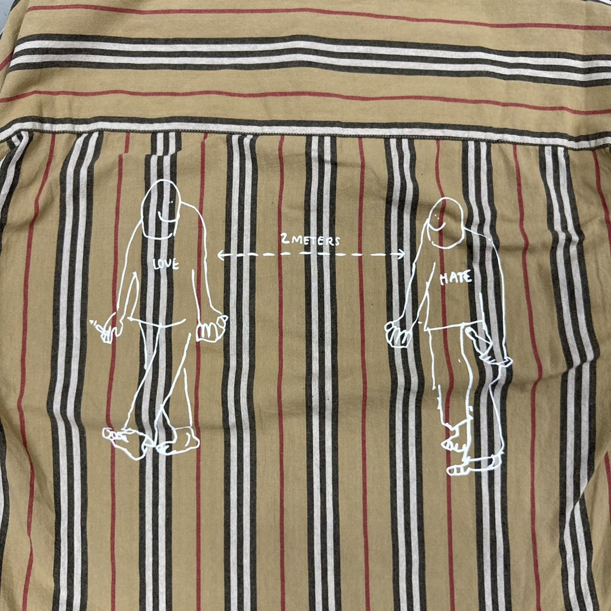 Japanese Brand Vintage Mark Gonzales Burberry Ripoff Button Up Shirt Size US M / EU 48-50 / 2 - 8 Thumbnail