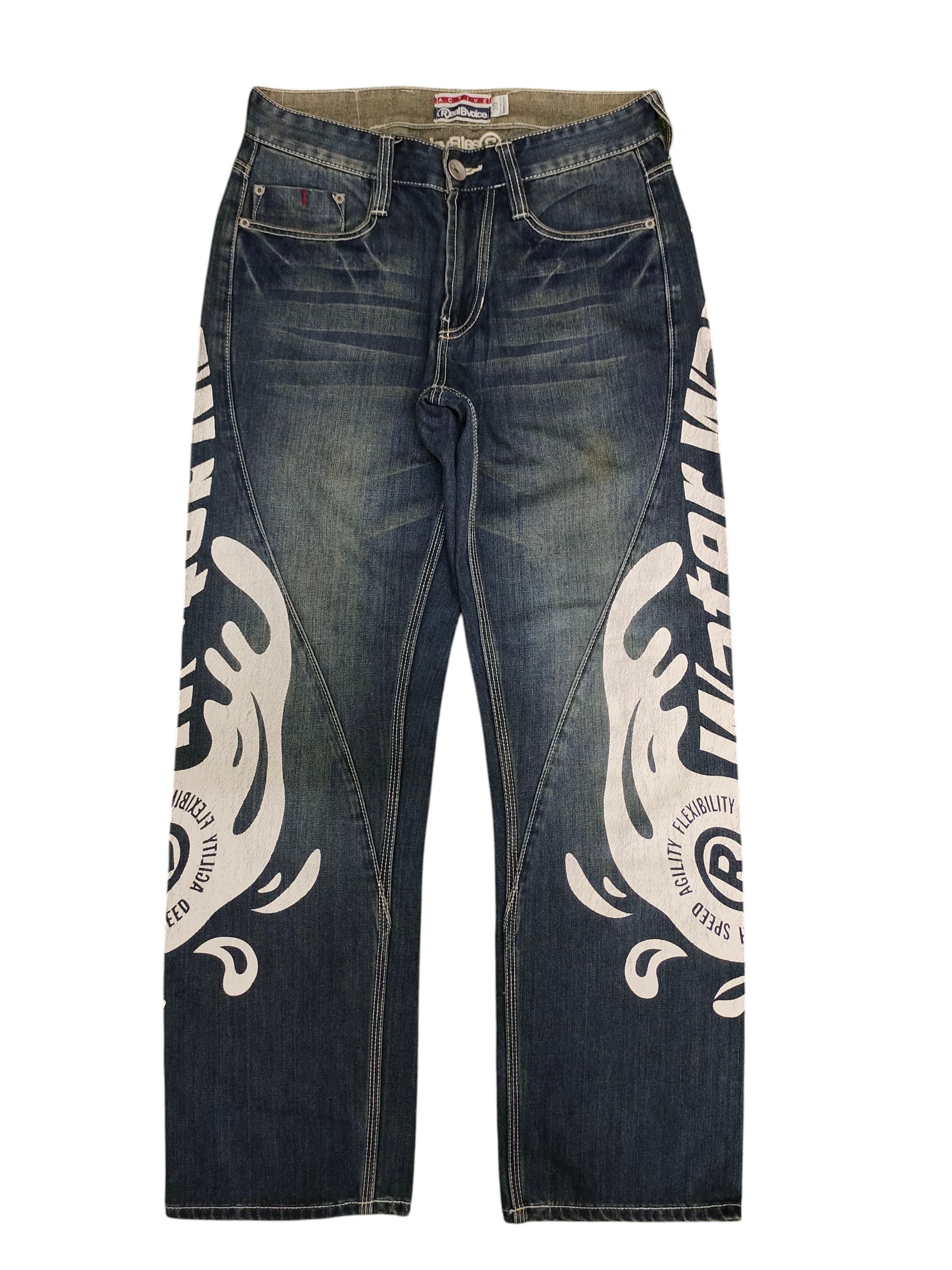 Comme des Garcons × Undercover Japanese Brand RealBvoice Daicock Clawmark Jeans Evisu Style Size US 30 / EU 46 - 7 Thumbnail