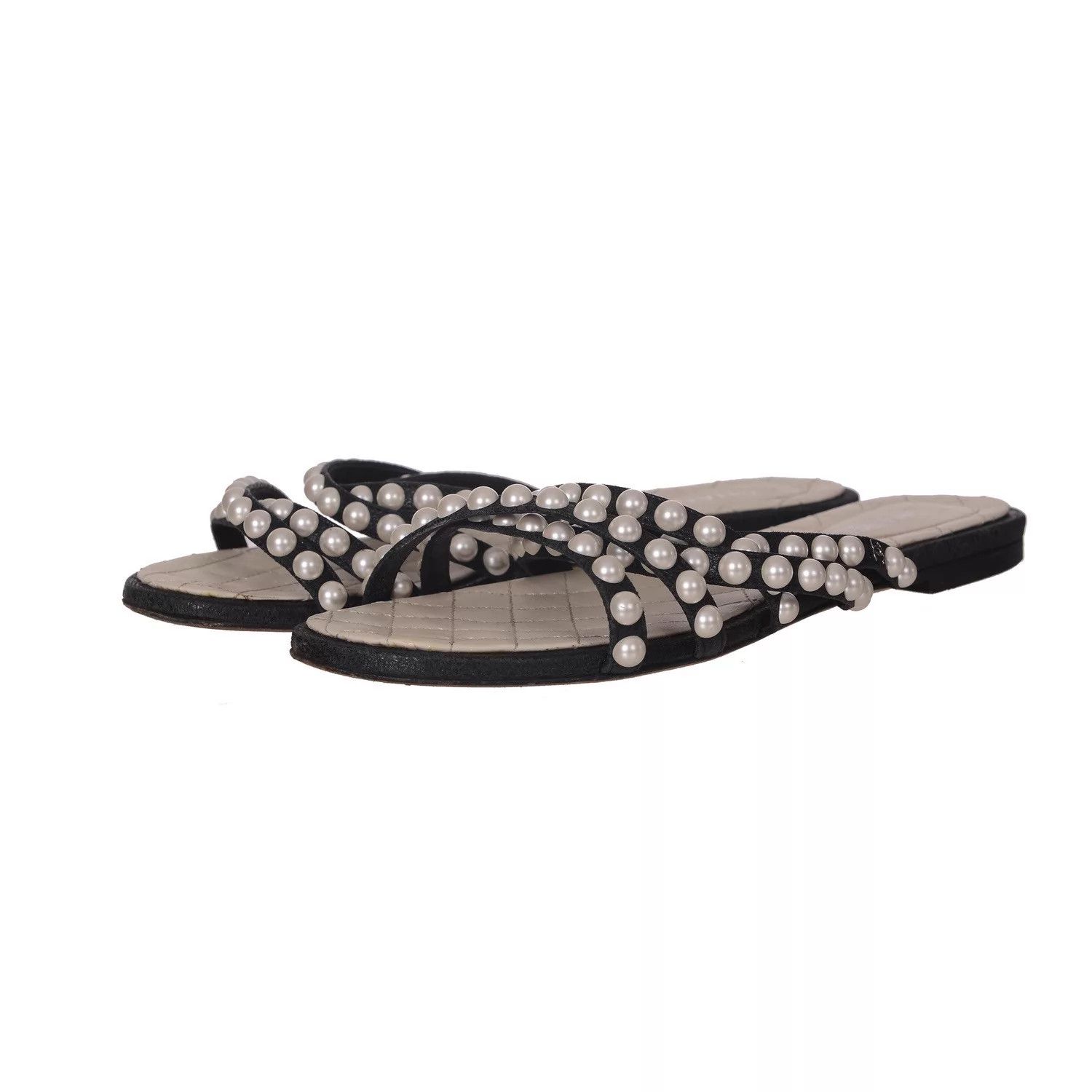 Chanel CHANEL Women's Slippers 36 Size US 5.5 / IT 35.5 - 1 Thumbnail