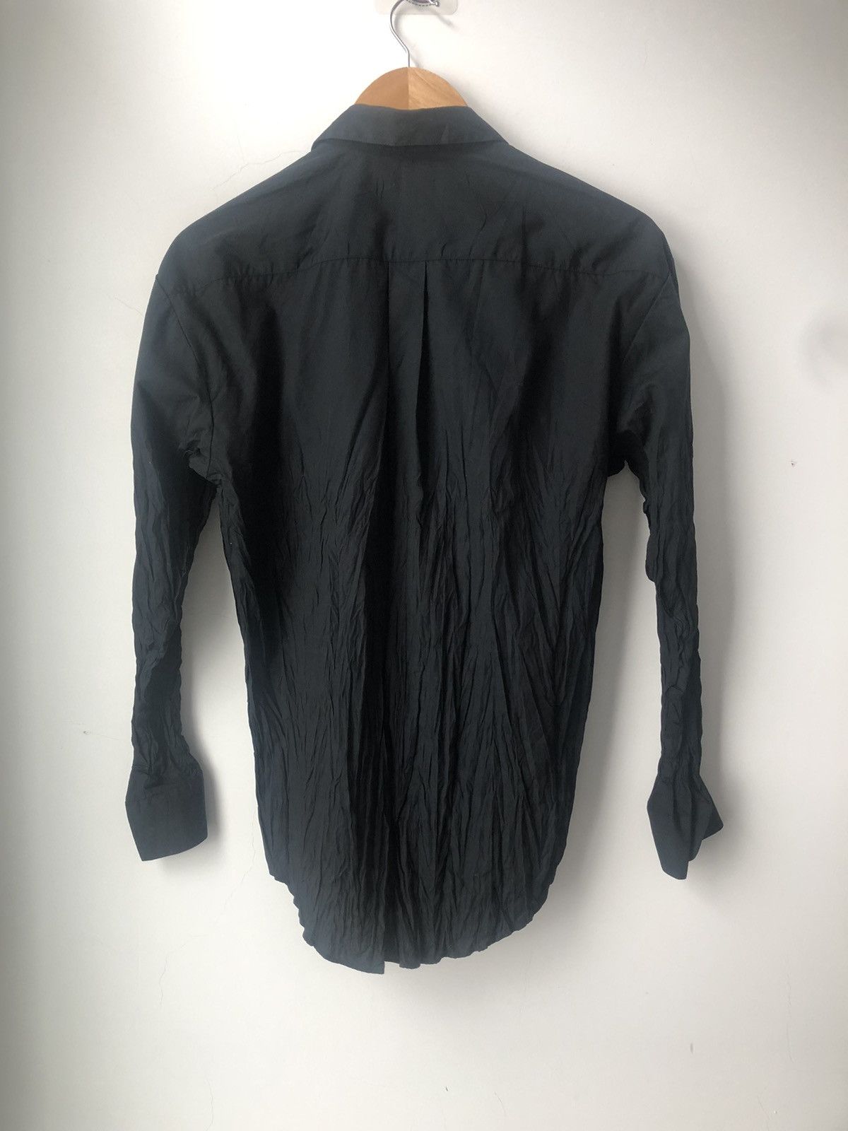 Homme Plisse Issey Miyake × Issey Miyake Pleated black shirt Size US L / EU 52-54 / 3 - 4 Thumbnail