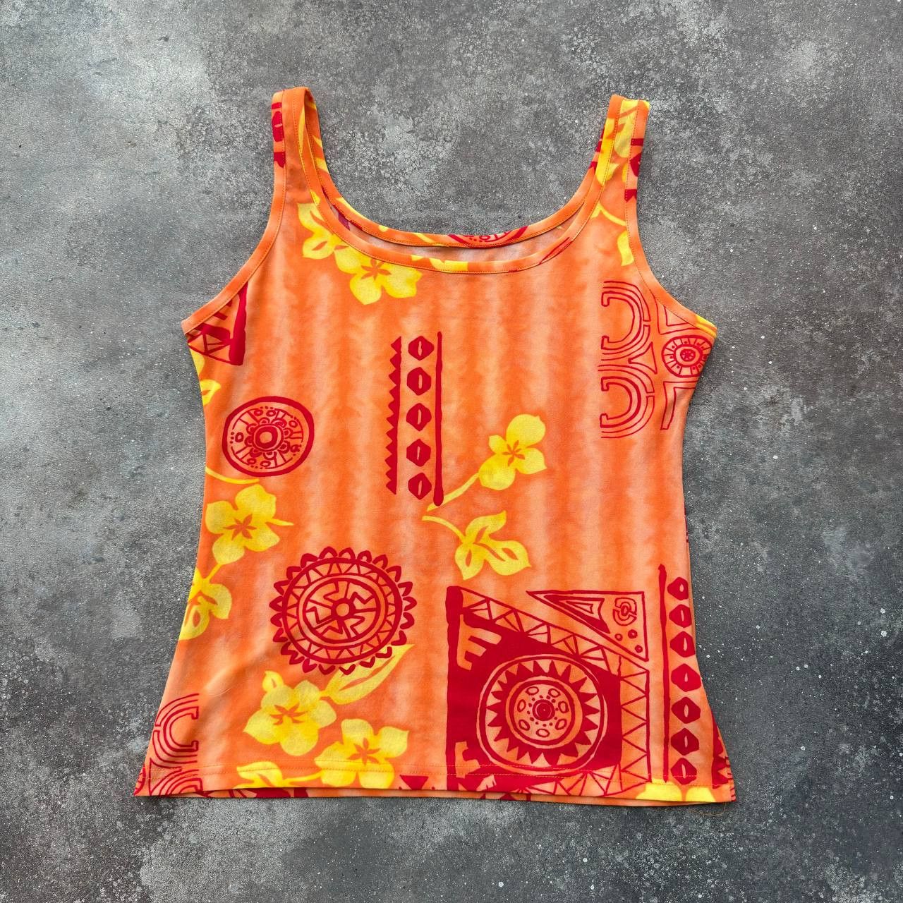 Hysteric Glamour × Japanese Brand × Vintage Avant Garde Vintage Floral Tank Top Size L / US 10 / IT 46 - 7 Thumbnail