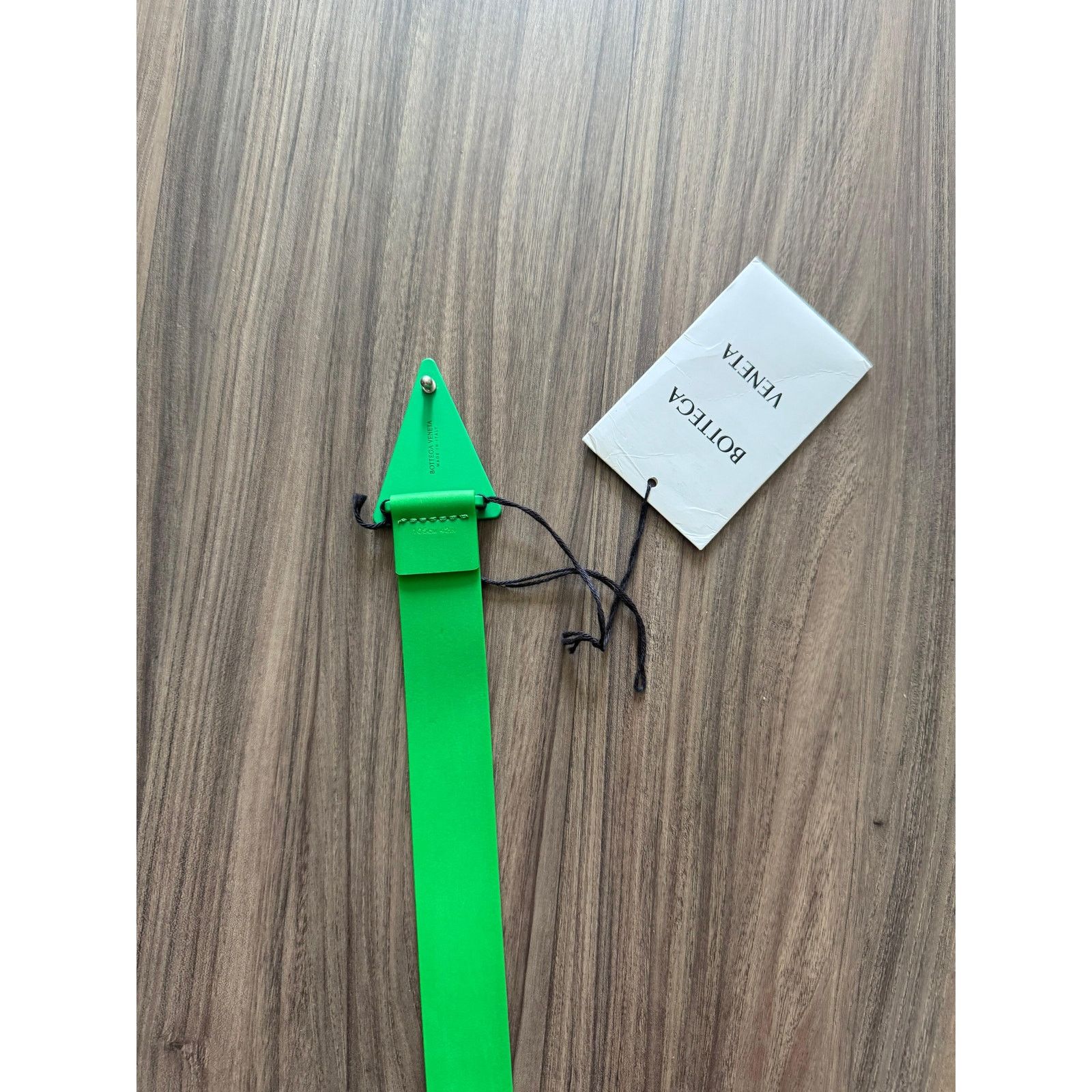 Bottega Veneta Bottega Veneta Rubber Belt Neon Green NWT Size ONE SIZE - 2 Thumbnail