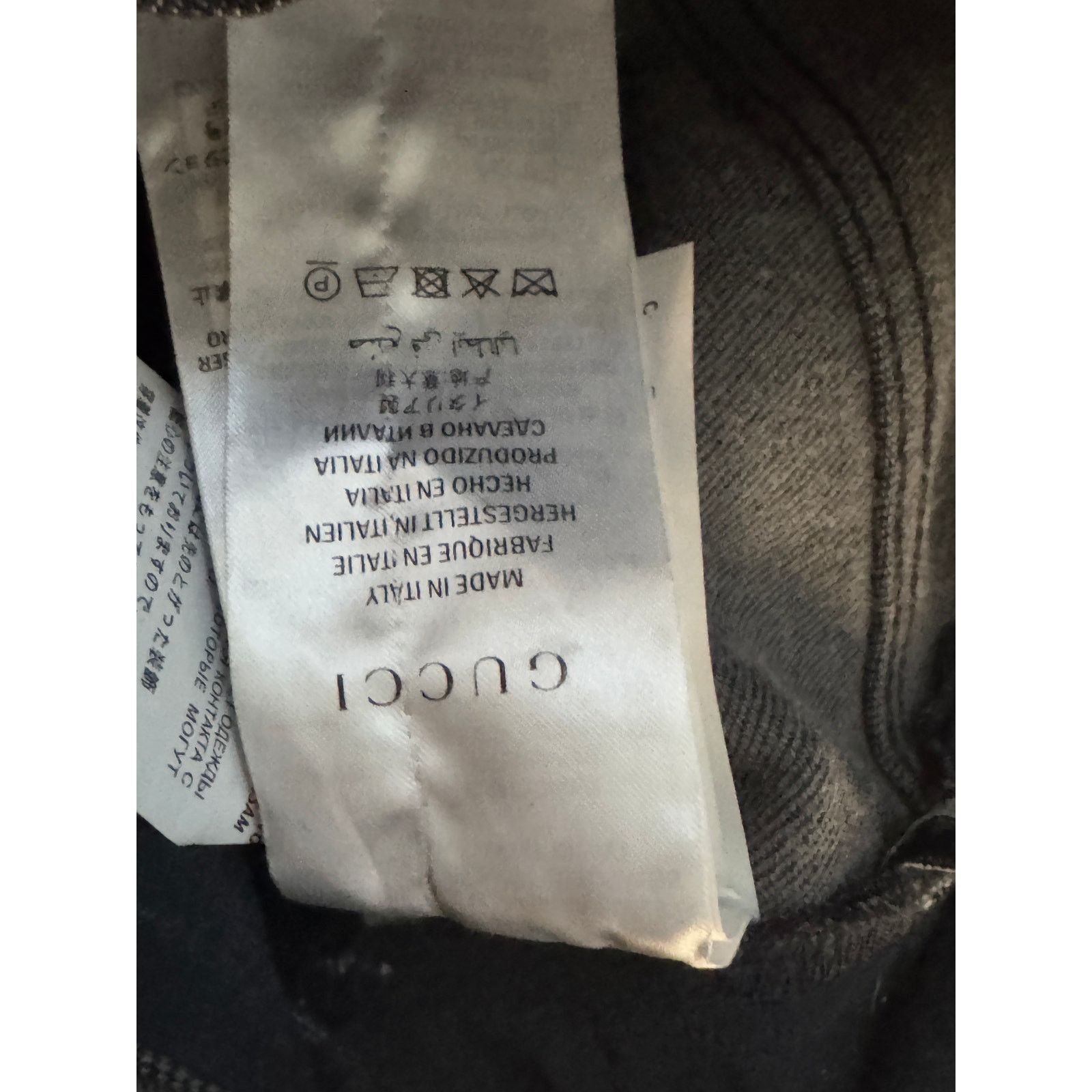 Gucci Gucci Black Memento Mori Skinny Jeans Size US 31 - 10 Thumbnail