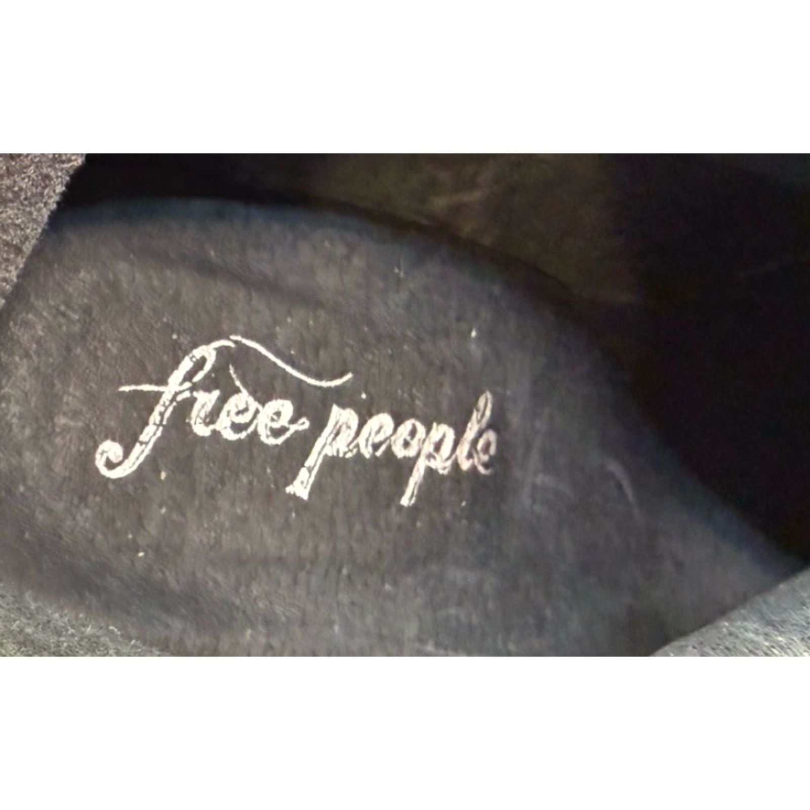 Free People FREE PEOPLE GRAY VELVET ANKLE BOOTS Back Zip EU 39 US 8.5 Size US 6 / IT 36 - 7 Thumbnail
