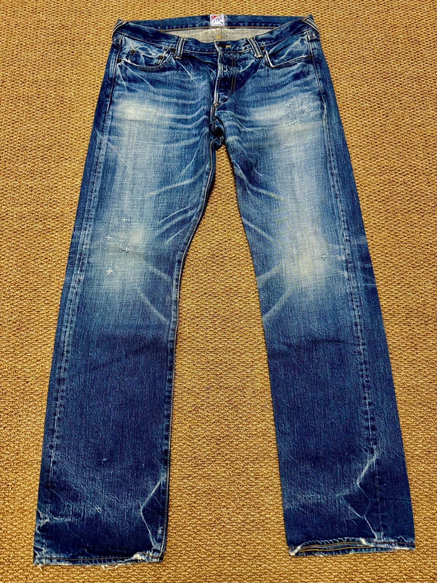 Prps Prps Blue Distressed Denim Jeans Size US 34 / EU 50 - 1 Thumbnail