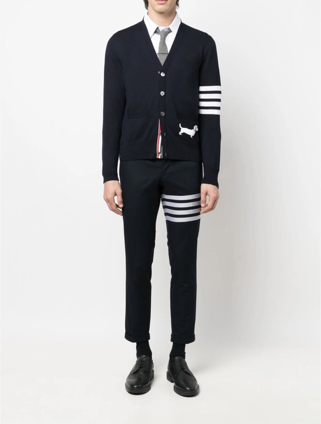 Thom Browne Thom Browne 4-Bar Hector Lobster Cardigan Size US L / EU 52-54 / 3 - 6 Thumbnail