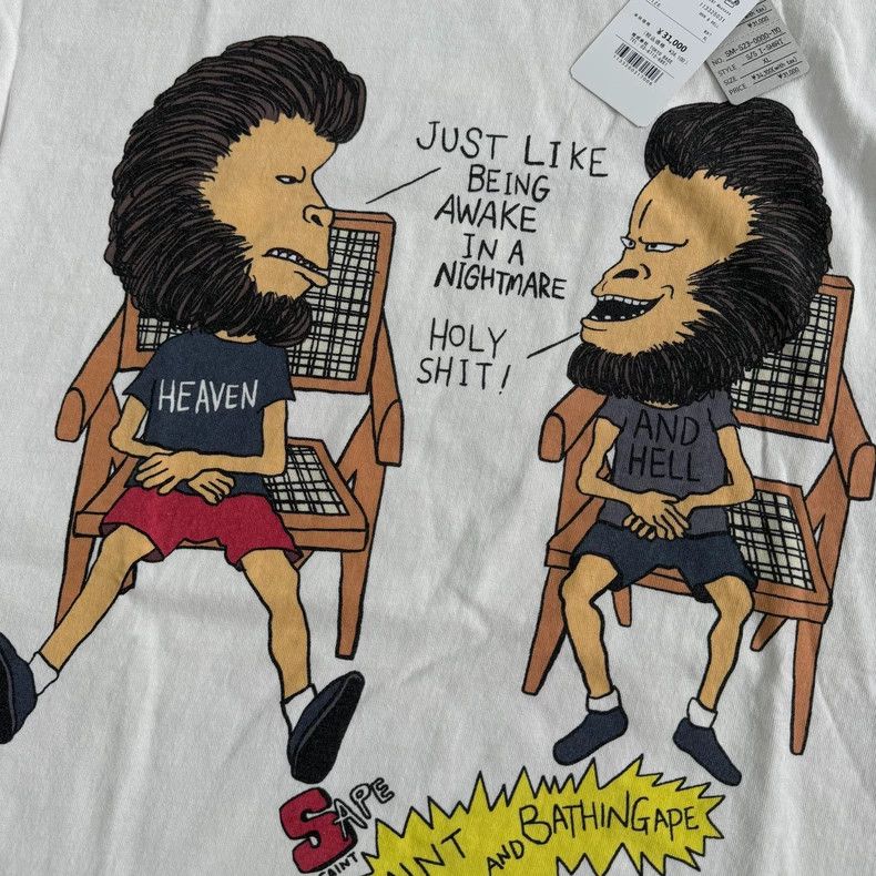 Saint Michael Saint Michael Apes jointly made old short sleeves in retro Size US XL / EU 56 / 4 - 4 Thumbnail