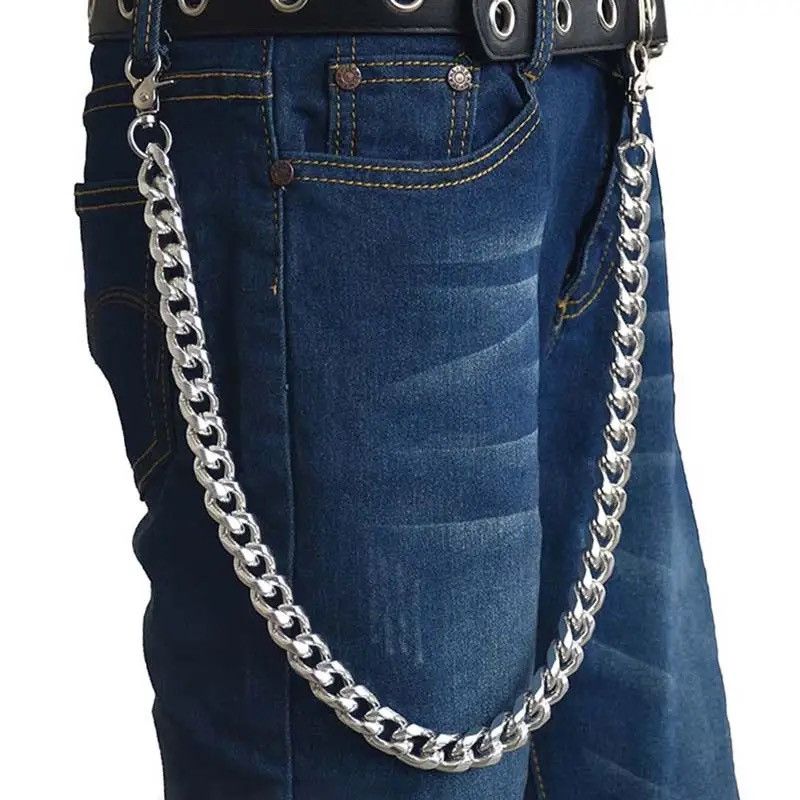 Jewelry Street Key Chain Rock Punk Trousers Hipster Keychains Chain Size ONE SIZE - 1 Thumbnail