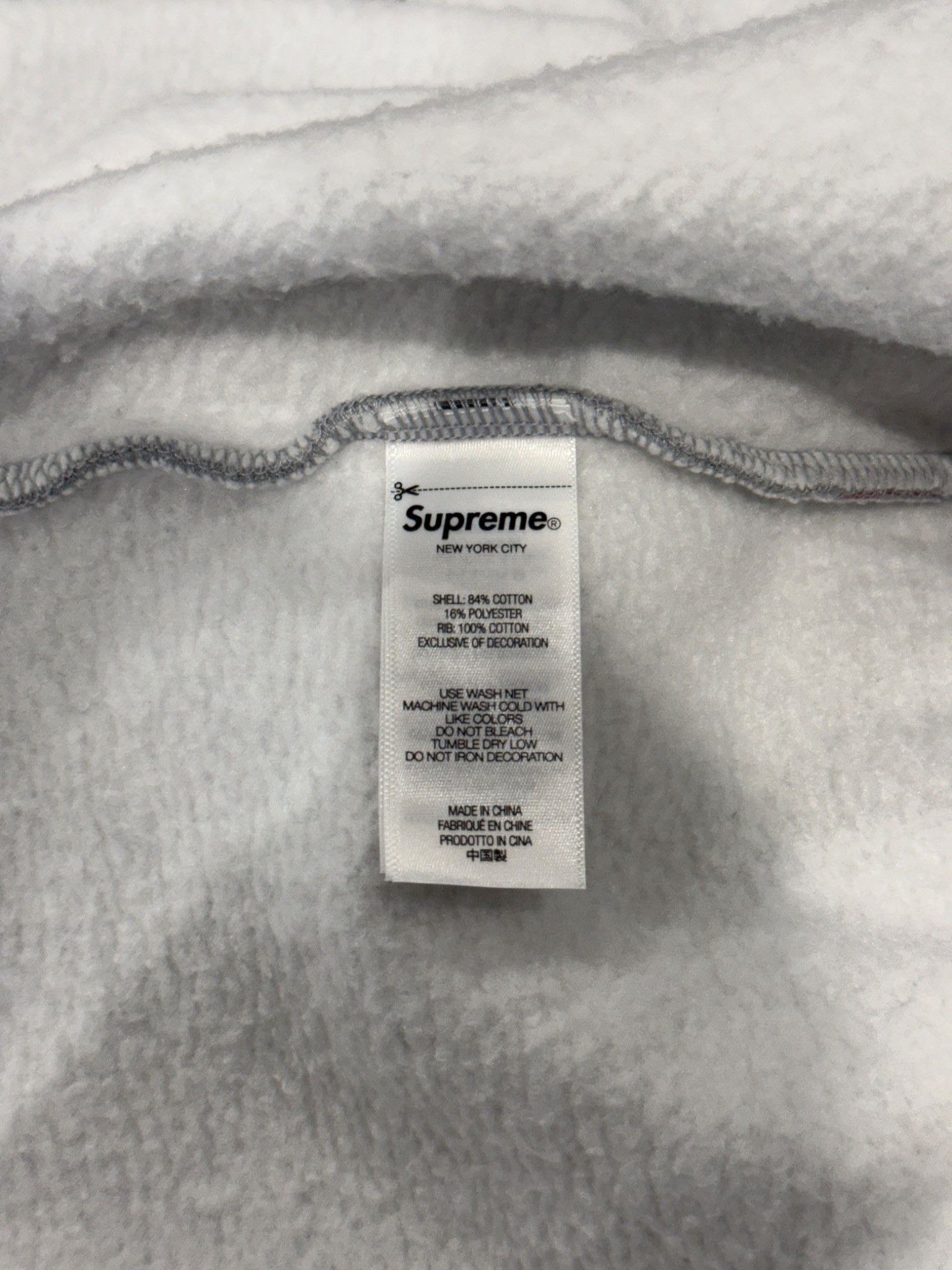 Supreme Supreme Performance Zip Up Hooded Sweatshirt Grey Size US M / EU 48-50 / 2 - 7 Thumbnail