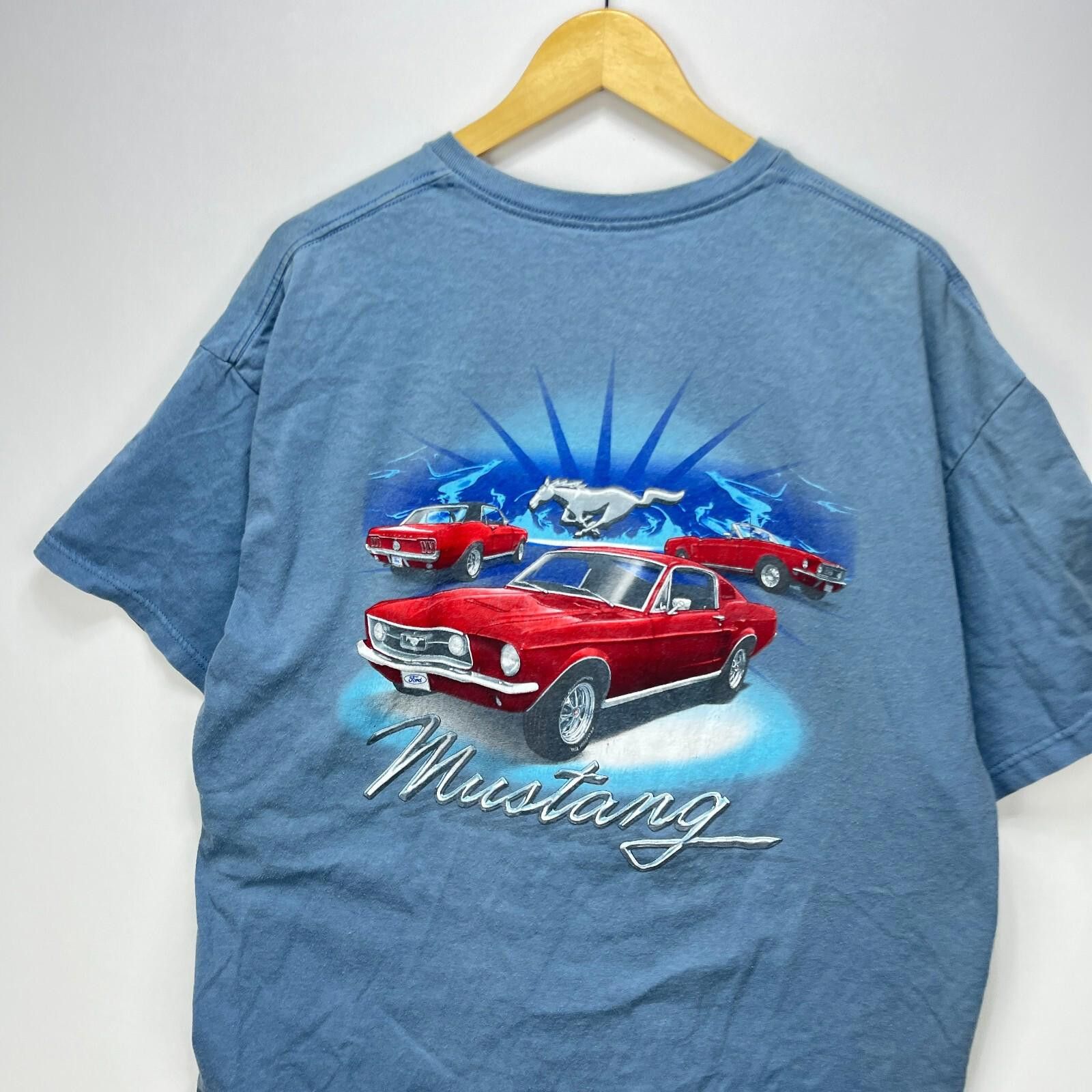 Vintage Vintage Y2K Ford Mustang Car T-Shirt 2XL Size US XL / EU 56 / 4 - 2 Thumbnail
