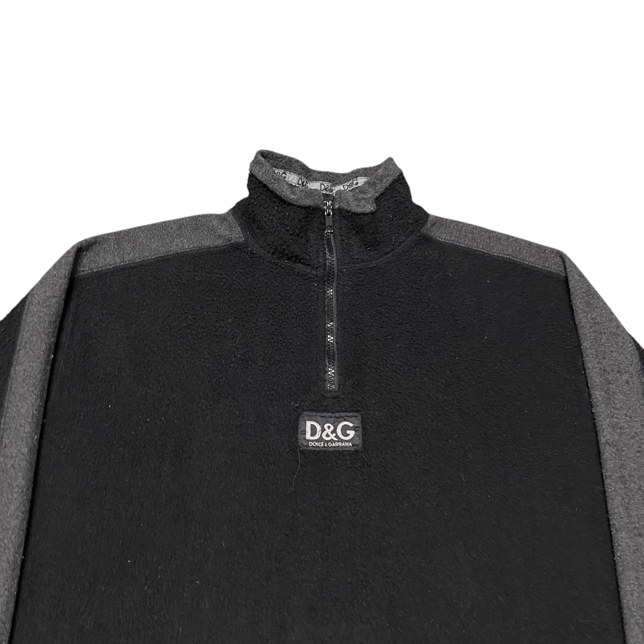 Dolce & Gabbana Vintage D&G Dolce And Gabbana Fleece Quarter Zipper Size US M / EU 48-50 / 2 - 2 Thumbnail