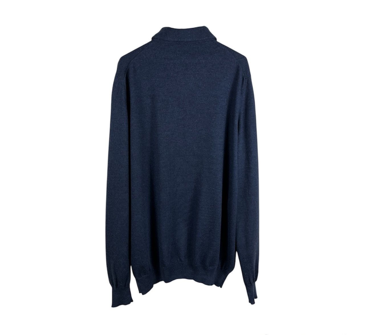 Gran Sasso Gran Sasso virgin wool polo button up sweater Size US XL / EU 56 / 4 - 2 Thumbnail