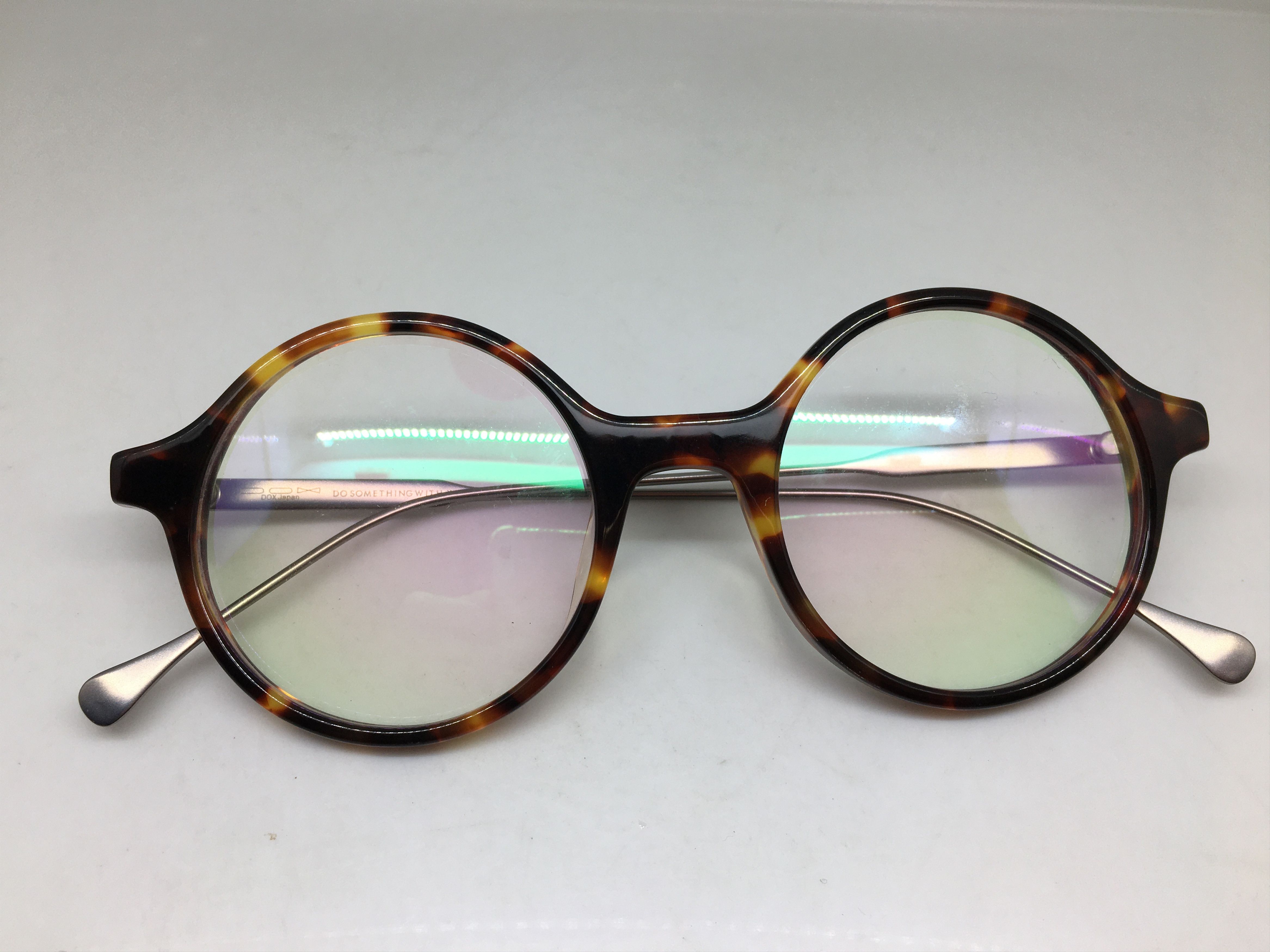 Other Handmade Acetate Tortoise Round Eyeglasses Frame Size ONE SIZE - 5 Thumbnail