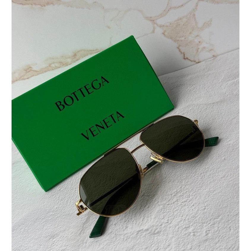 Bottega Veneta NEW Bottega Veneta BV1470S Gold Oval  display picture 3