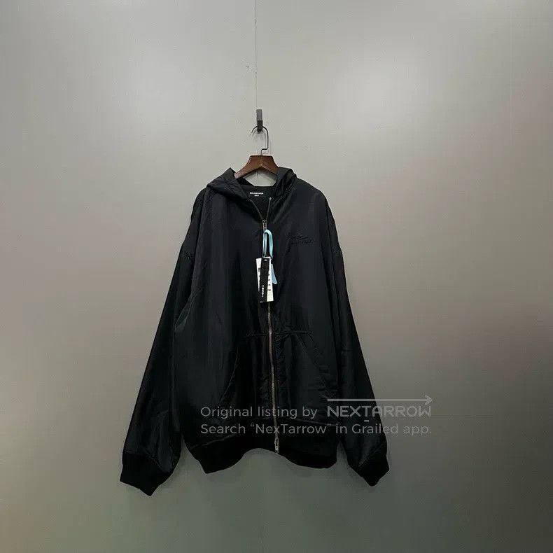 Balenciaga Balenciaga Black Zip-Up Jacket Size US S / EU 44-46 / 1 - 1 Thumbnail