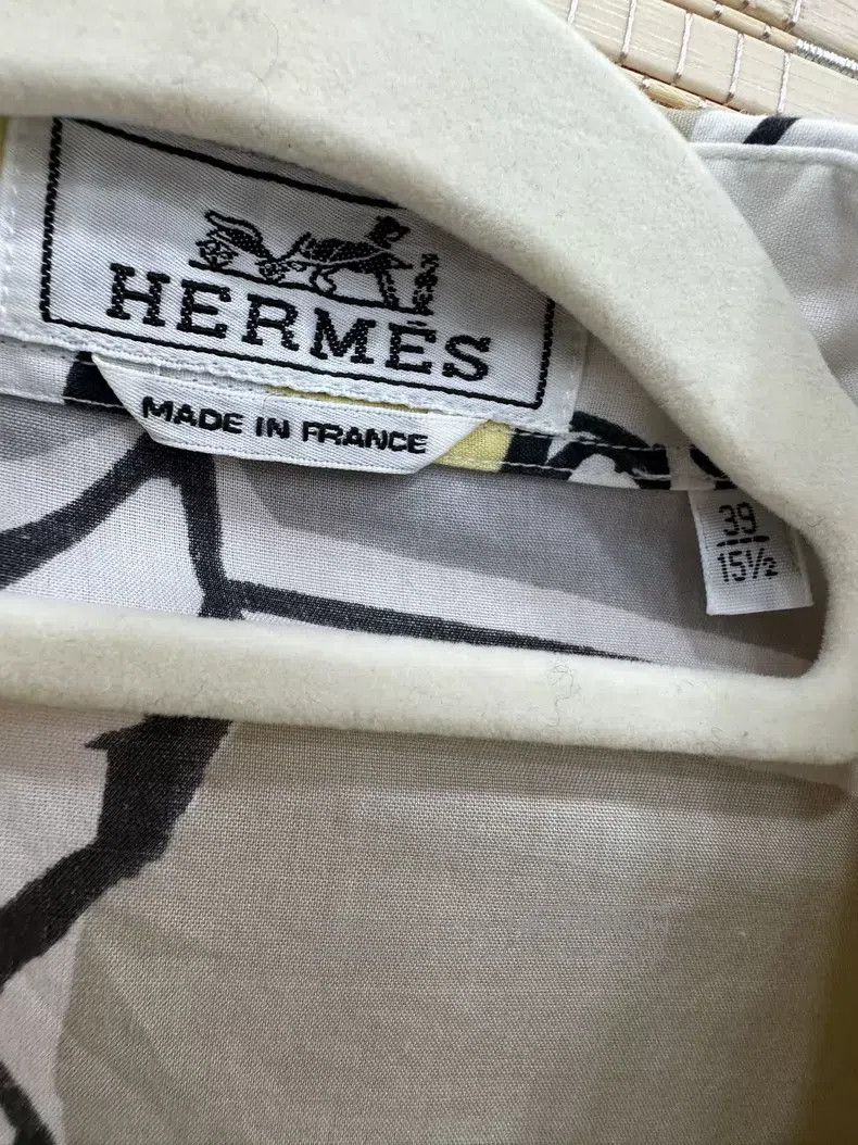 Hermes Hermes size 39 Spring and summer shirt, light yellow and li Size US XXS / EU 40 - 3 Thumbnail