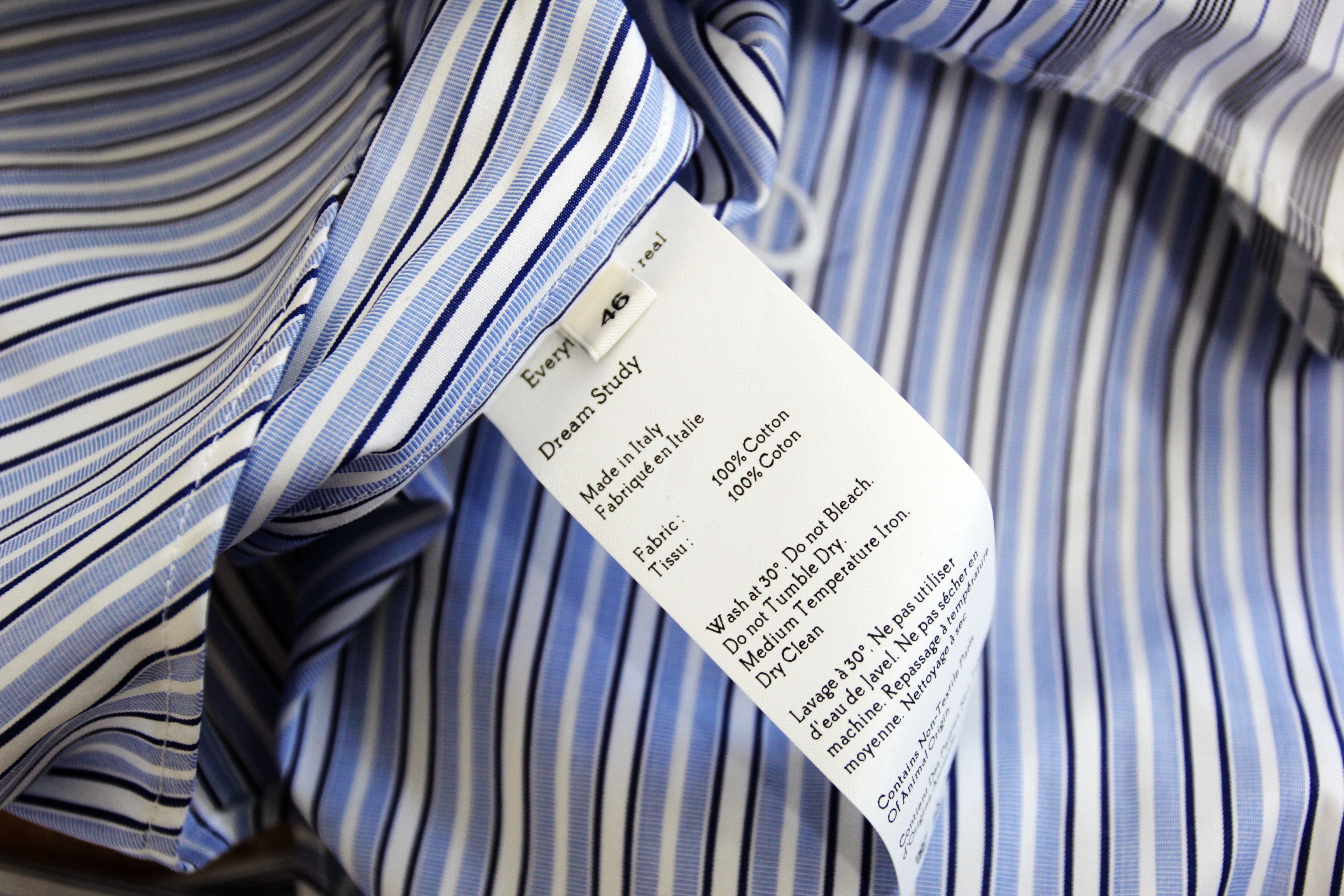 Wales Bonner BNWT AW24 WALES BONNER STRIPED SHIRTING MAJESTY SHIRT 46 Size US S / EU 44-46 / 1 - 10 Thumbnail