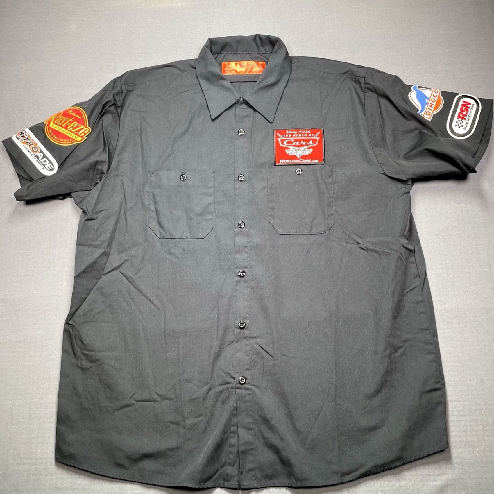 Vintage World Of Cars Shirt Disney Pixar Men’s XL Black T-Shirt Cars Button Up Online Crew Shirt Mens XL Size US XL / EU 56 / 4 - 6 Thumbnail