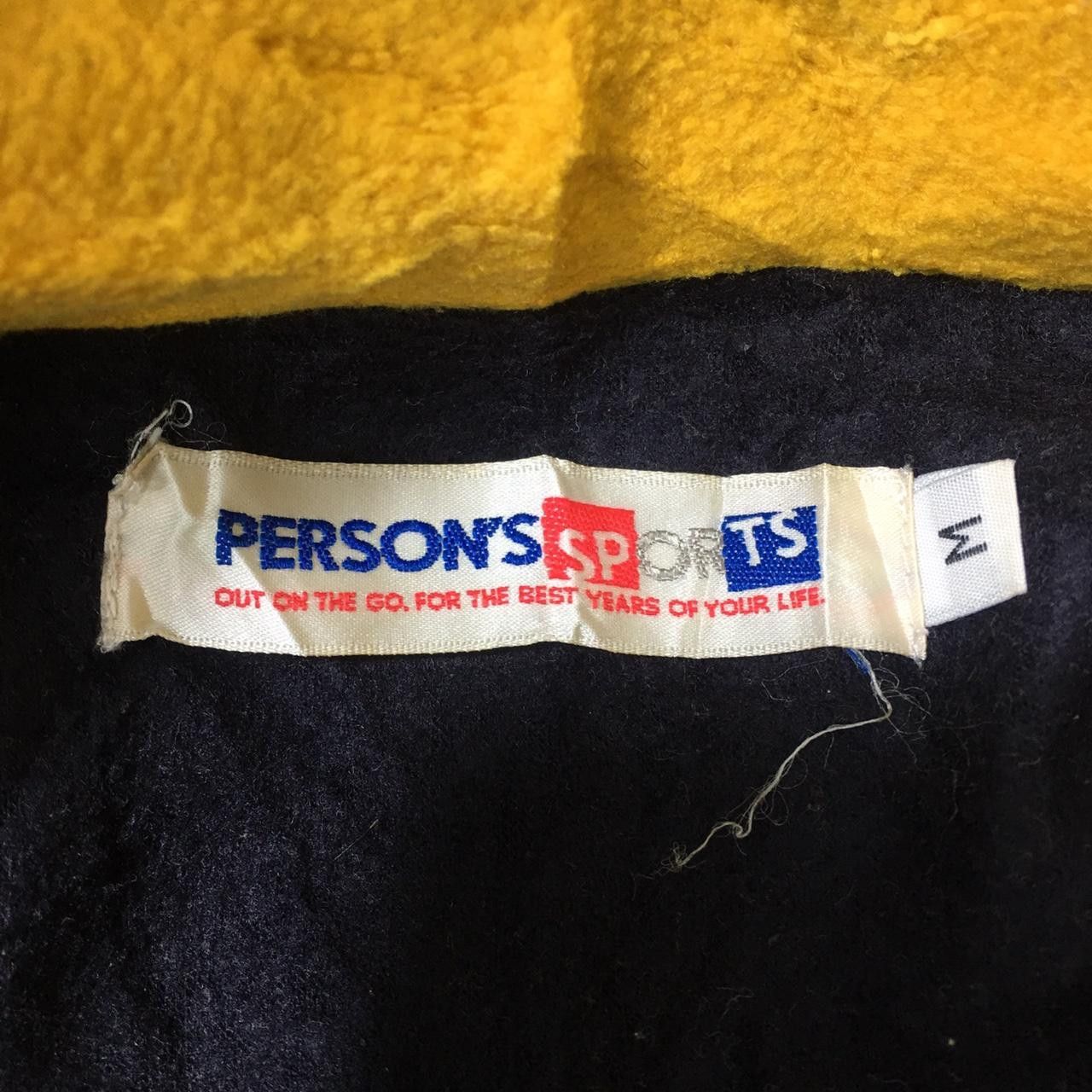 Vintage Vtg 90’ PERSON SPORTS Yellow Fleece Jacket Sweater Size US M / EU 48-50 / 2 - 3 Thumbnail