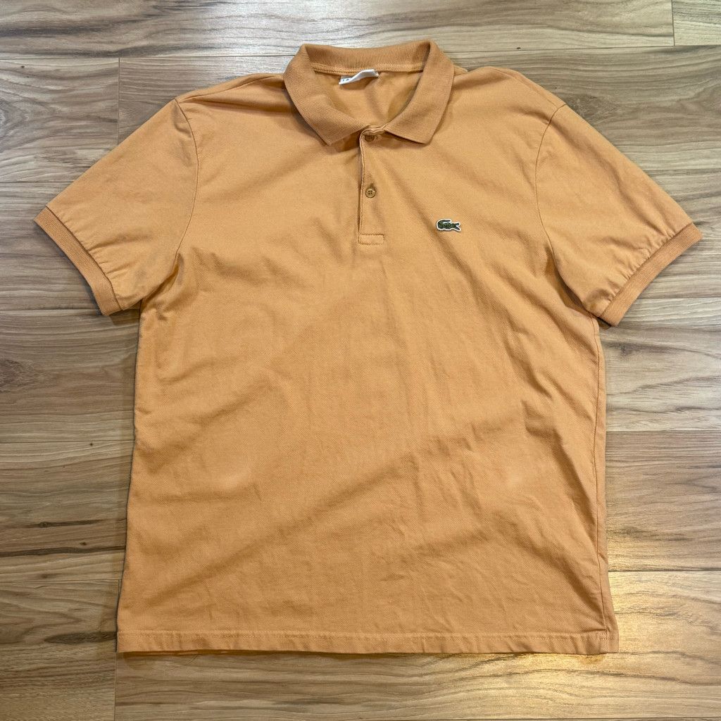 Lacoste Lacoste Men’s Polo Shirt Tan US XXL FR 7 Size US XXL / EU 58 / 5 - 1 Thumbnail